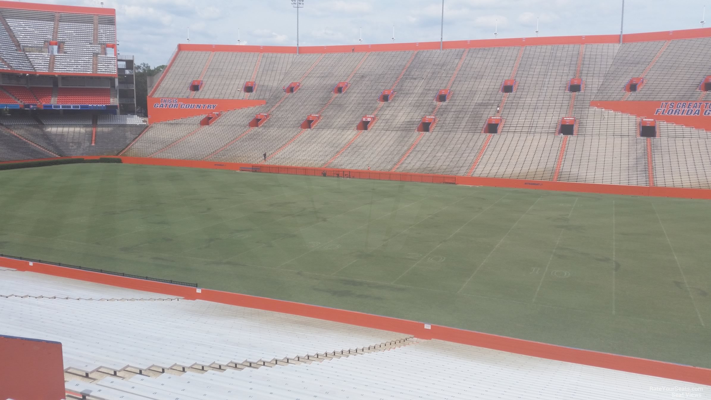 section 4, row 41 seat view  - ben hill griffin stadium