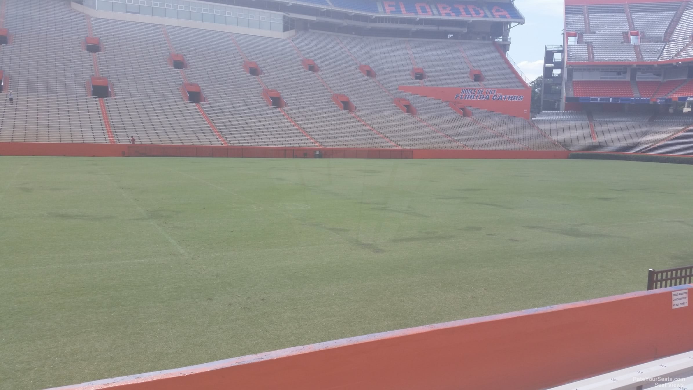 section 40, row 6 seat view  for football - ben hill griffin stadium