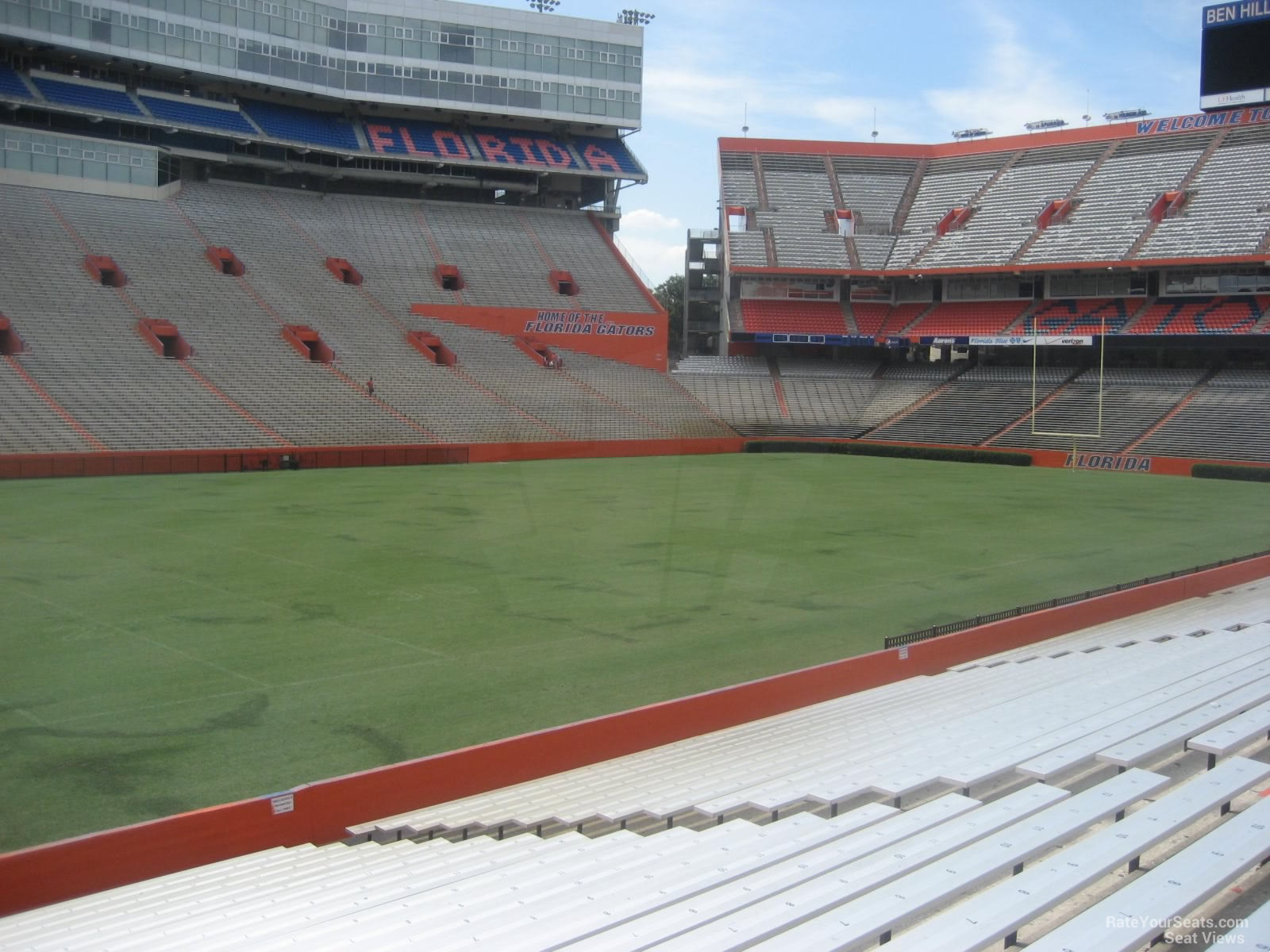 section 42, row 22 seat view  - ben hill griffin stadium