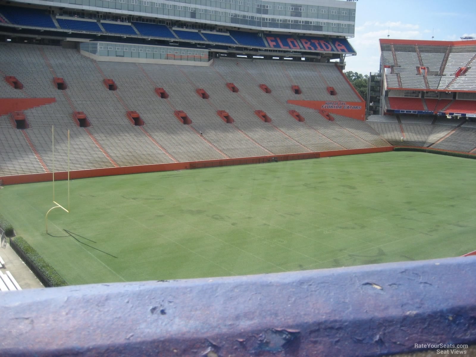section 47, row 58 seat view  for football - ben hill griffin stadium