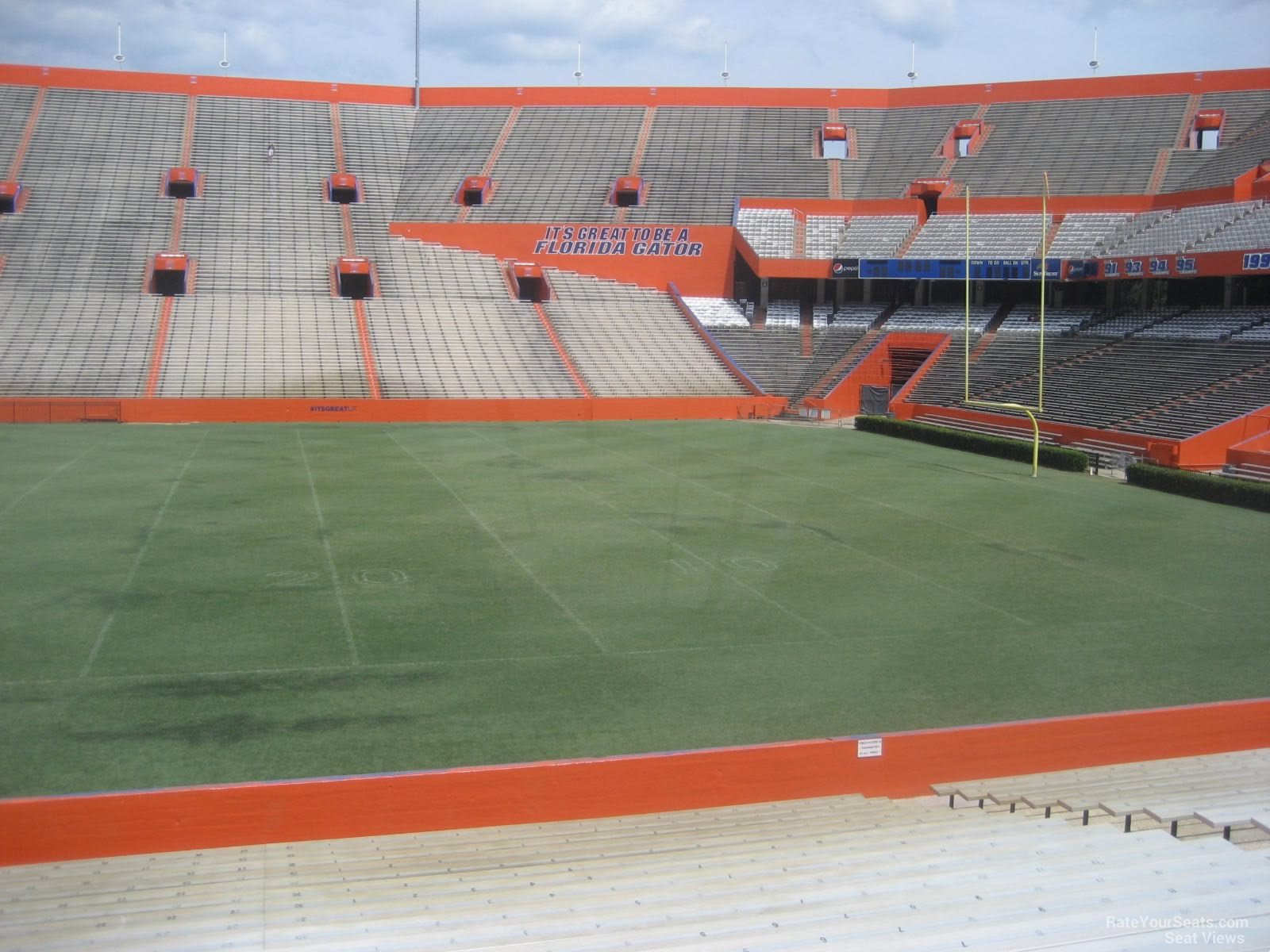 section 6, row 32 seat view  - ben hill griffin stadium