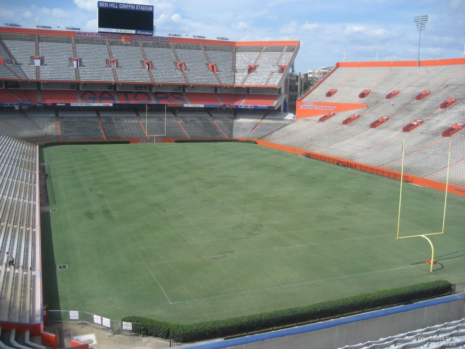 section 61, row 11 seat view  - ben hill griffin stadium