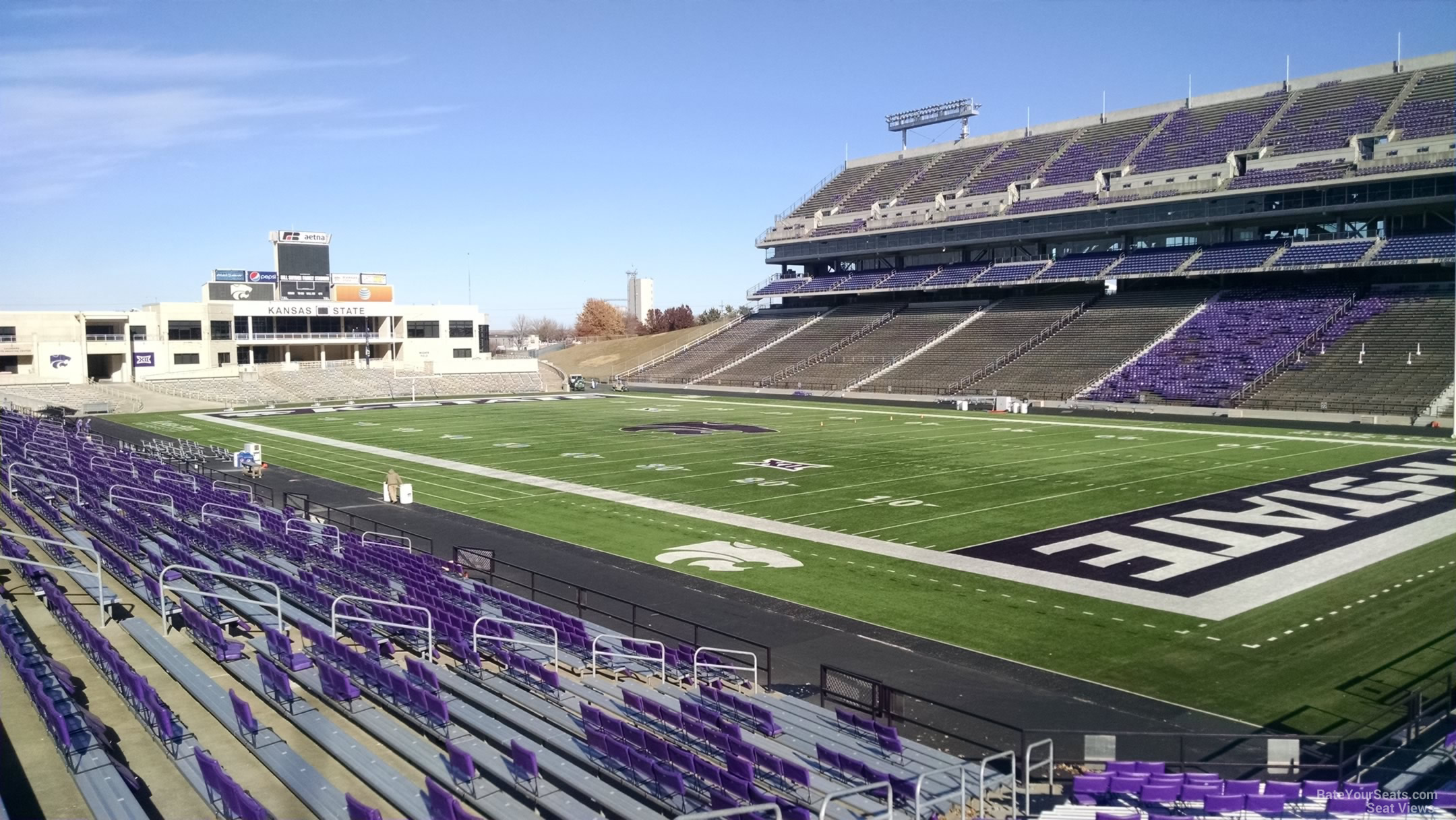 section 10, row 25 seat view  - bill snyder family stadium