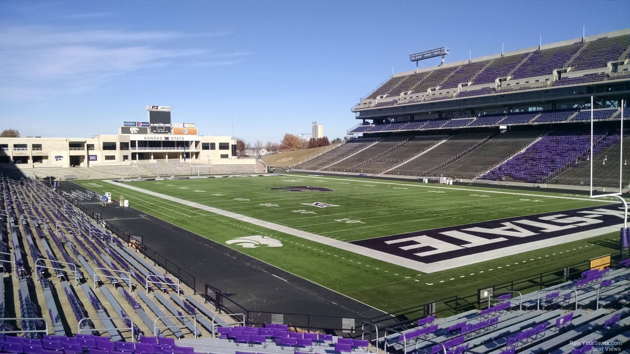 section 11, row 25 seat view  - bill snyder family stadium