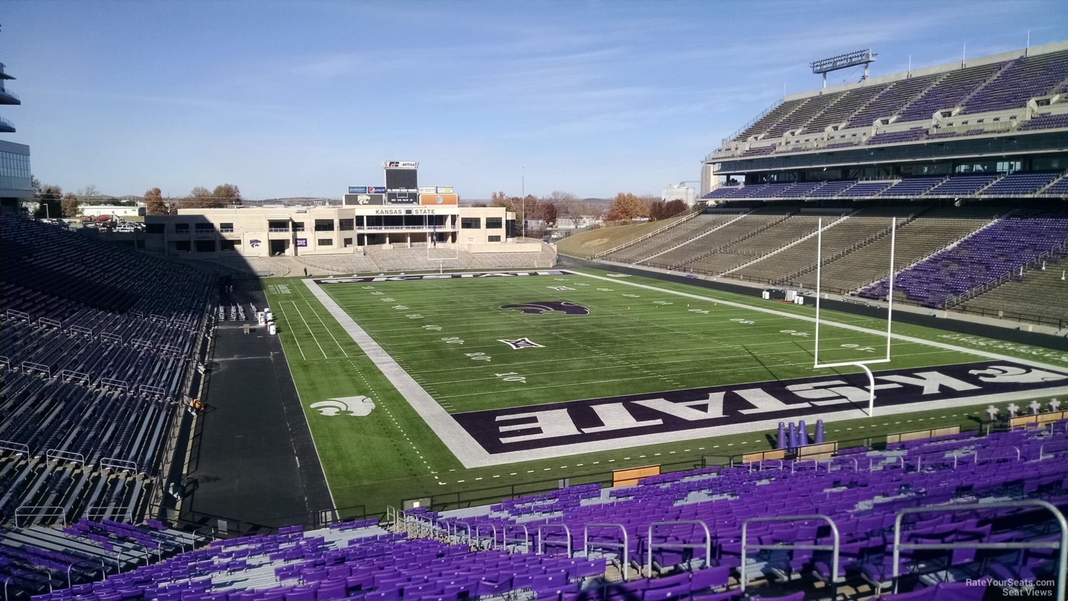 section 12, row 47 seat view  - bill snyder family stadium