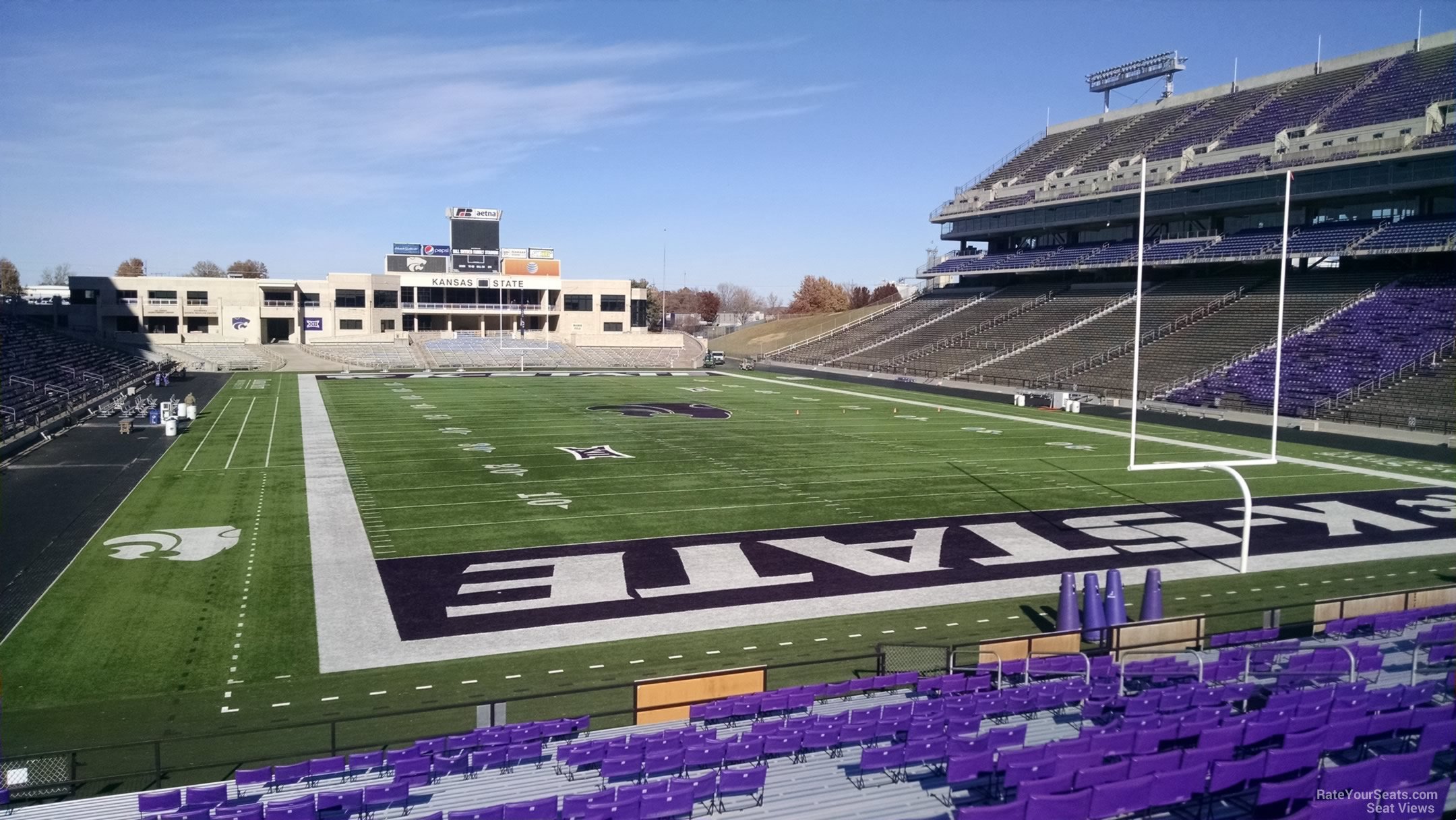 section 13, row 25 seat view  - bill snyder family stadium