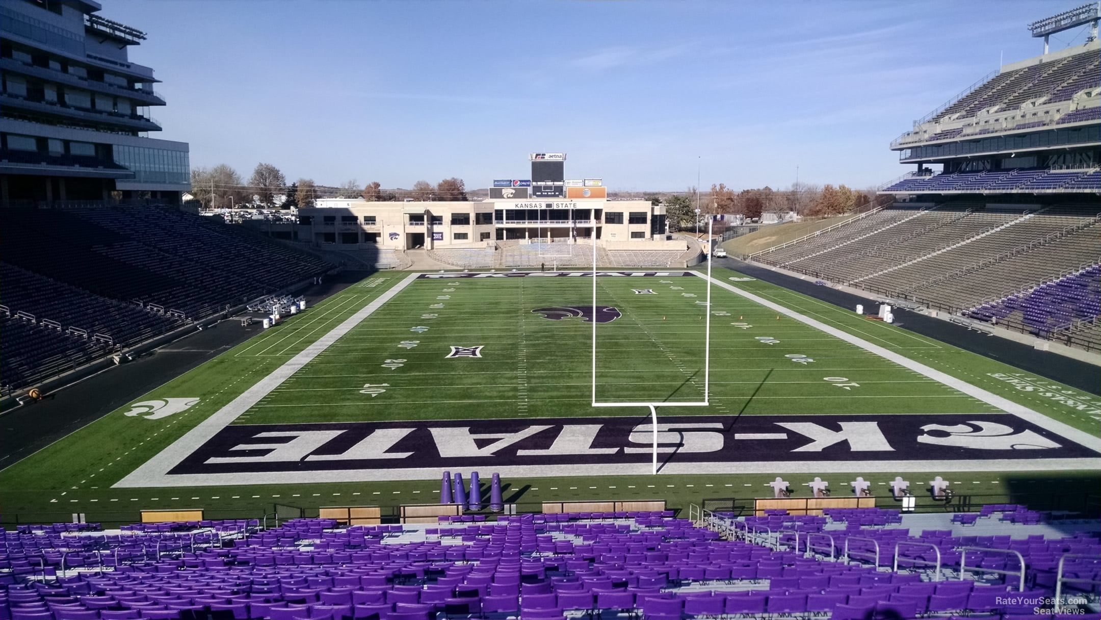 section 14, row 47 seat view  - bill snyder family stadium