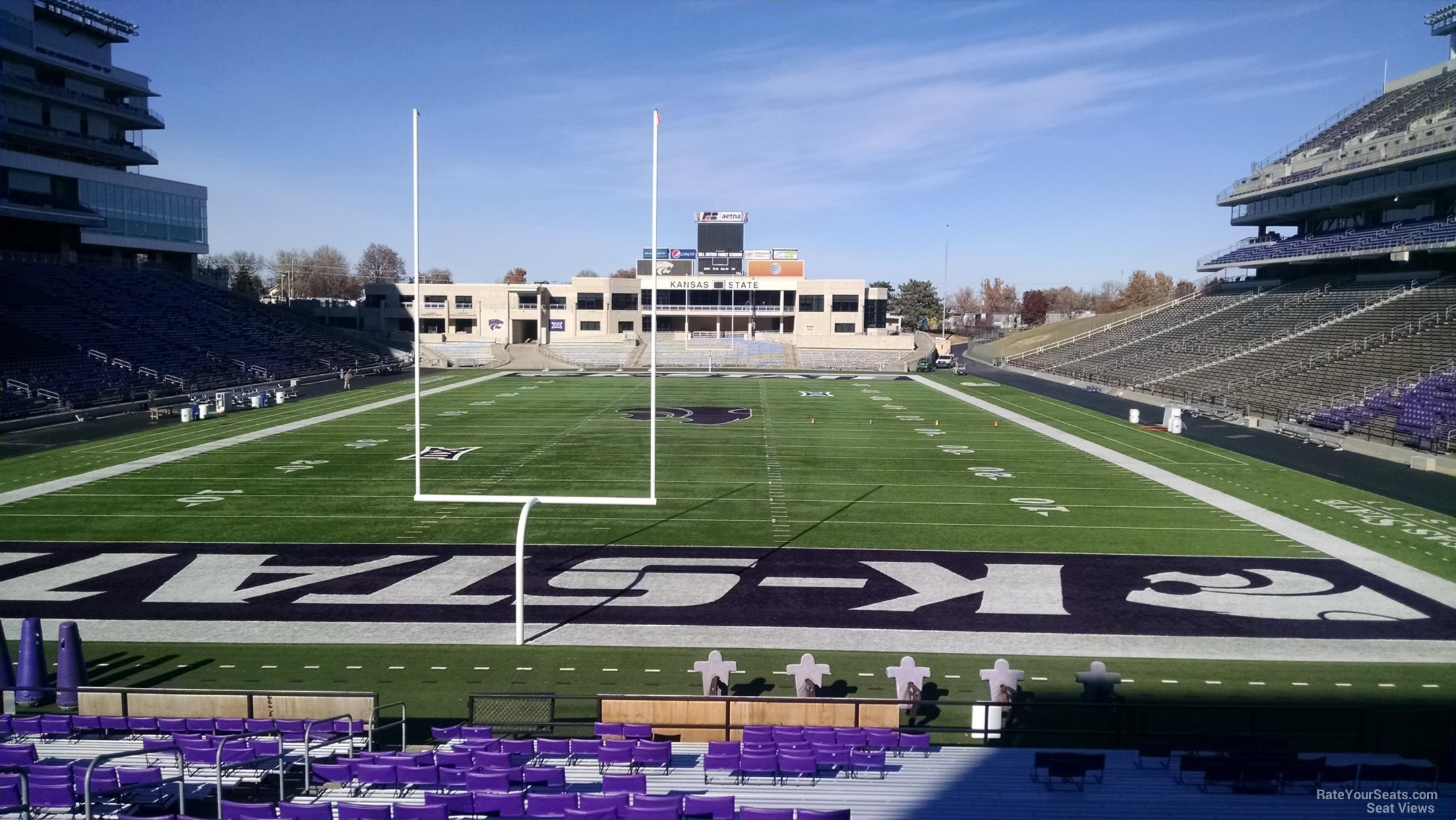 section 15, row 25 seat view  - bill snyder family stadium