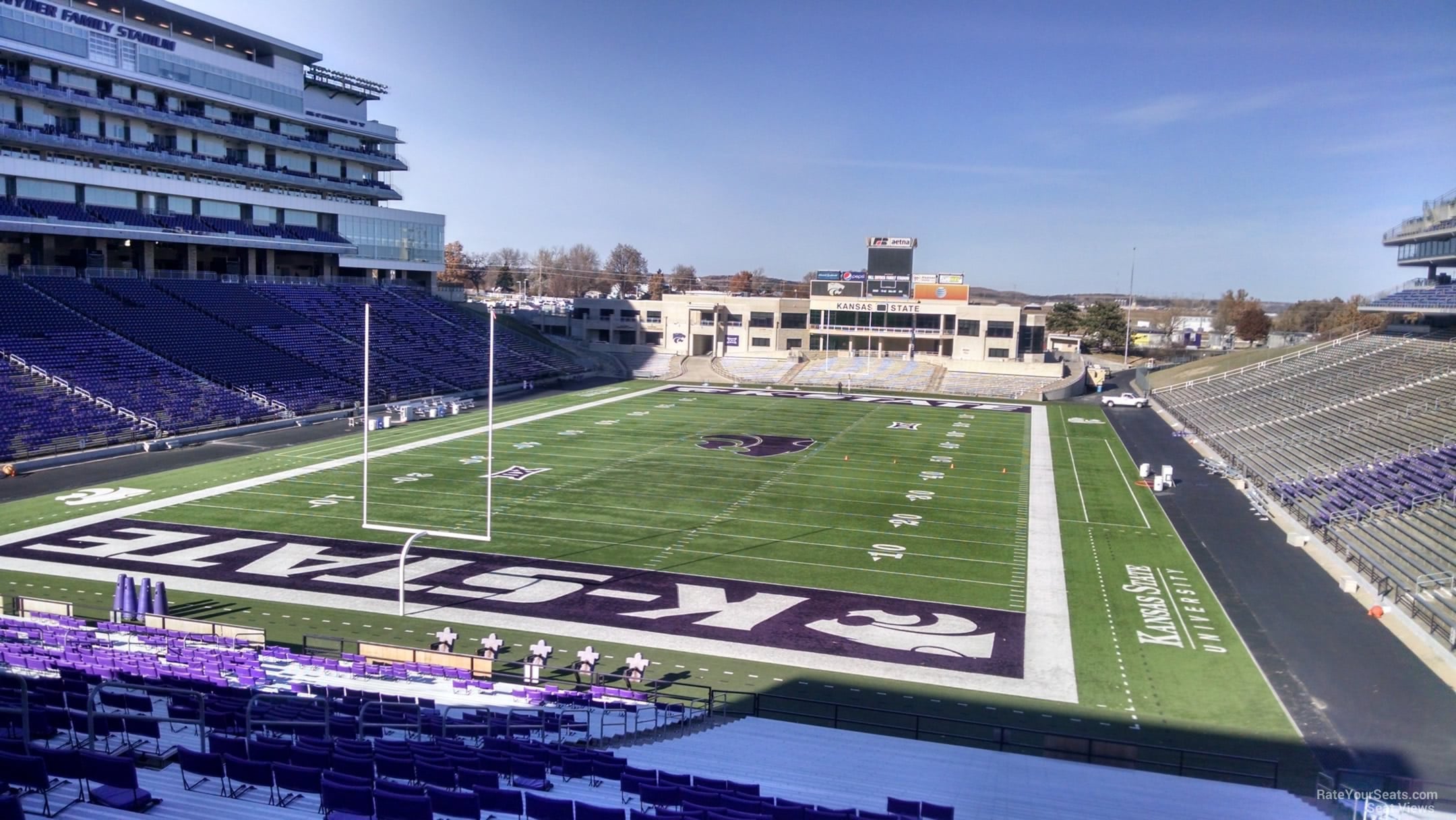 section 16, row 47 seat view  - bill snyder family stadium