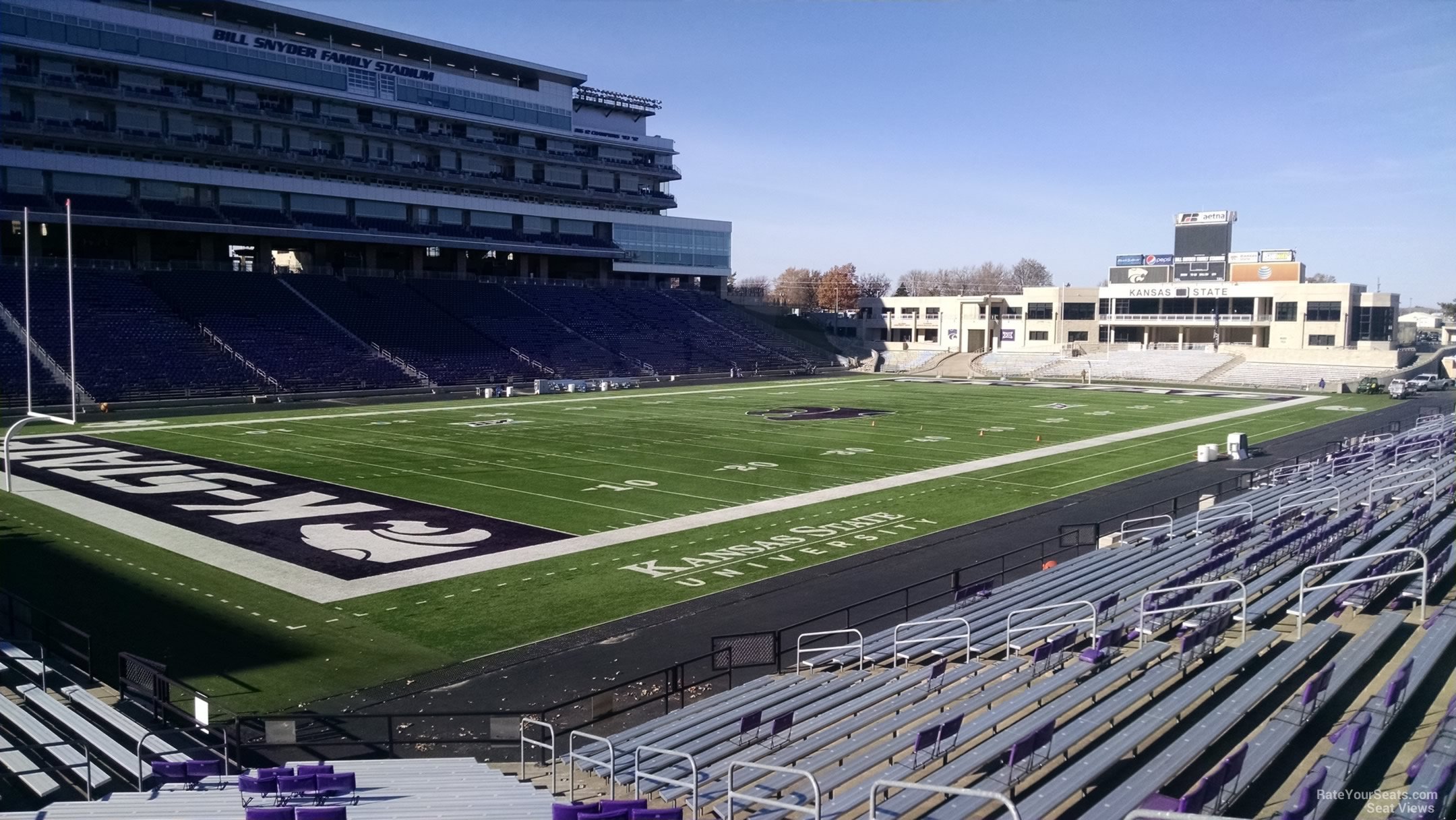 section 19, row 25 seat view  - bill snyder family stadium
