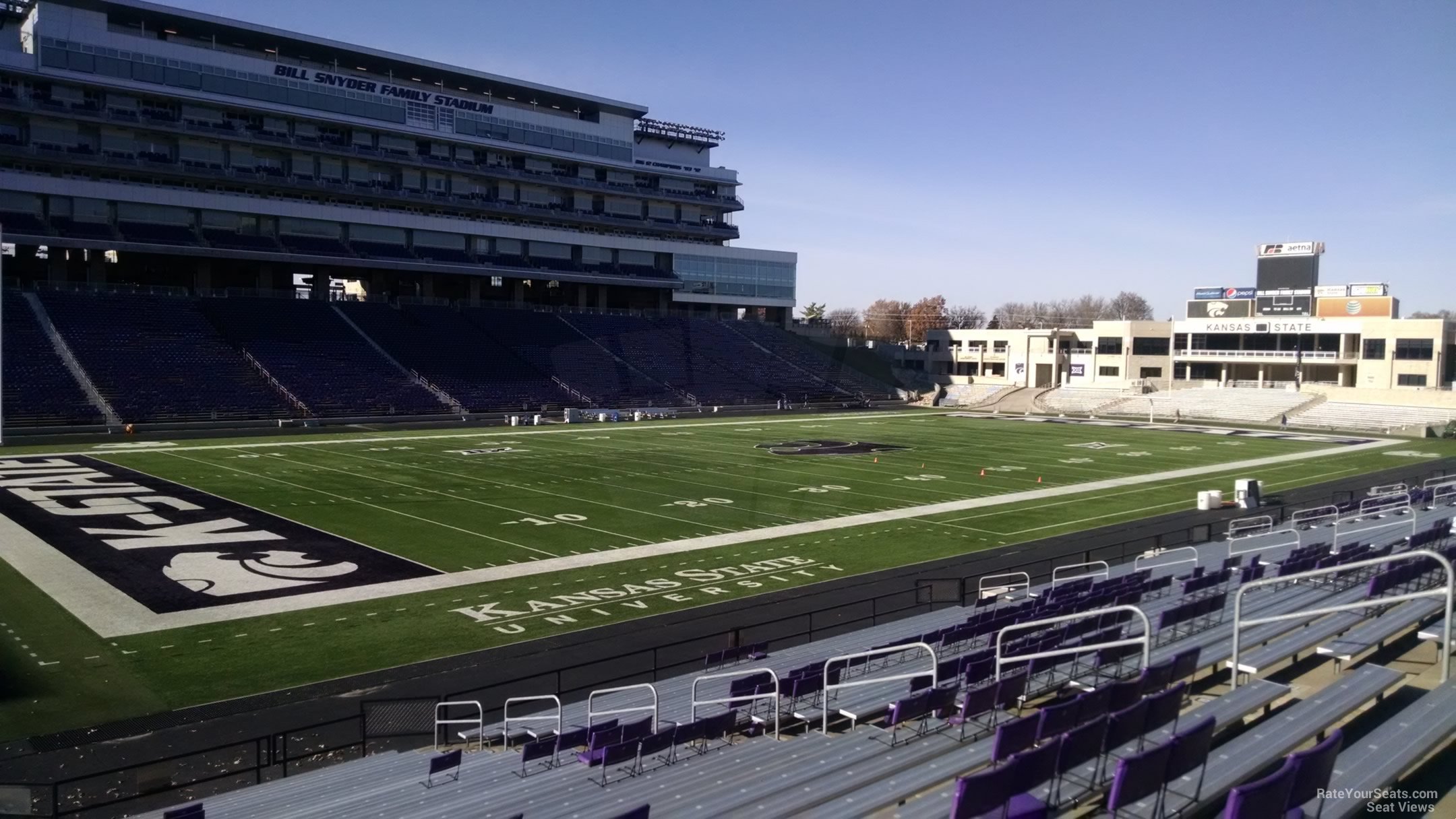 section 20, row 25 seat view  - bill snyder family stadium