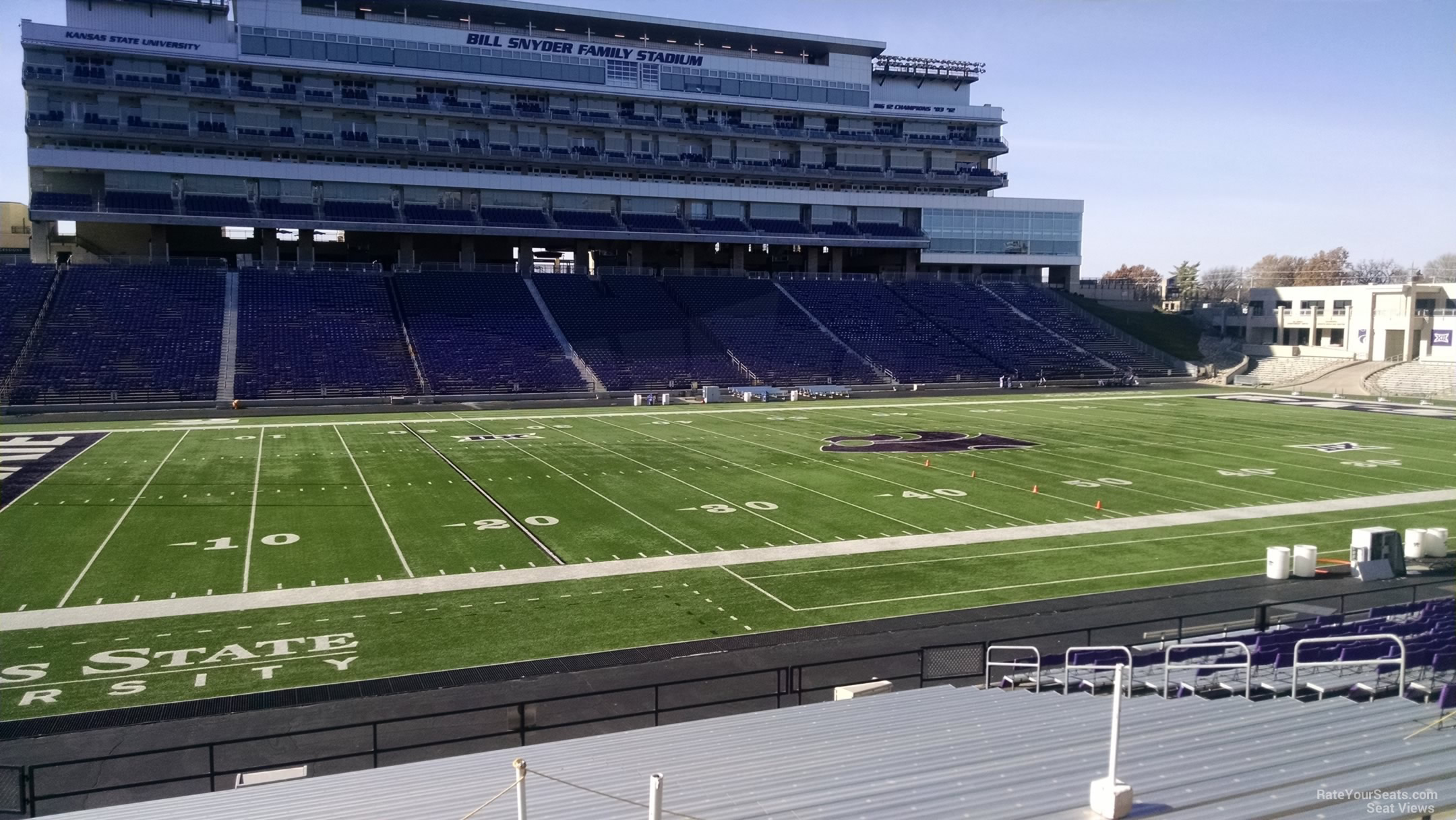 section 22, row 25 seat view  - bill snyder family stadium