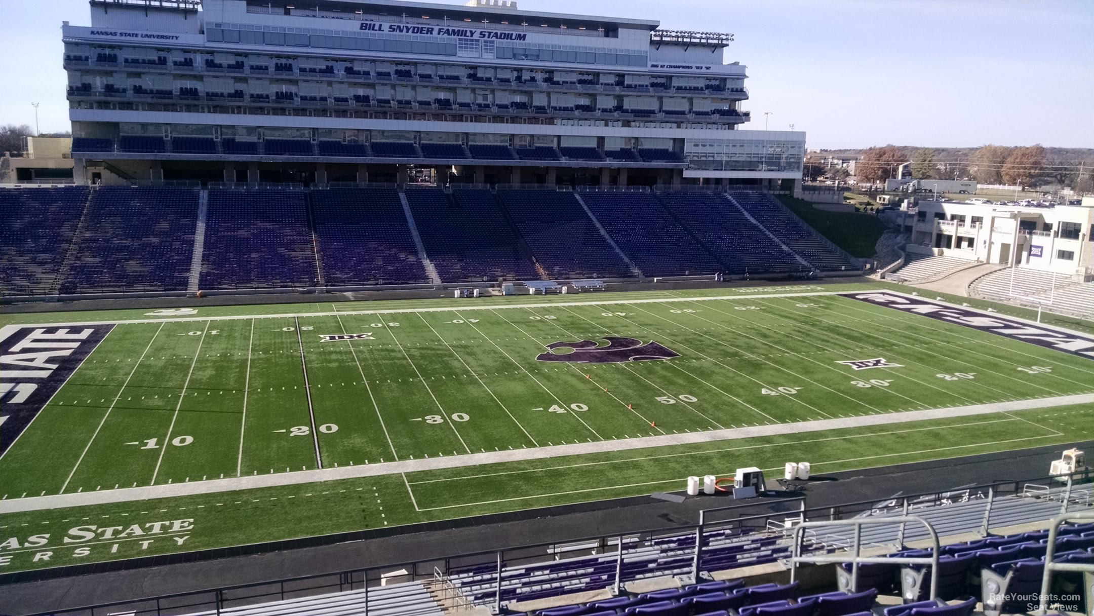 section 224, row 9 seat view  - bill snyder family stadium