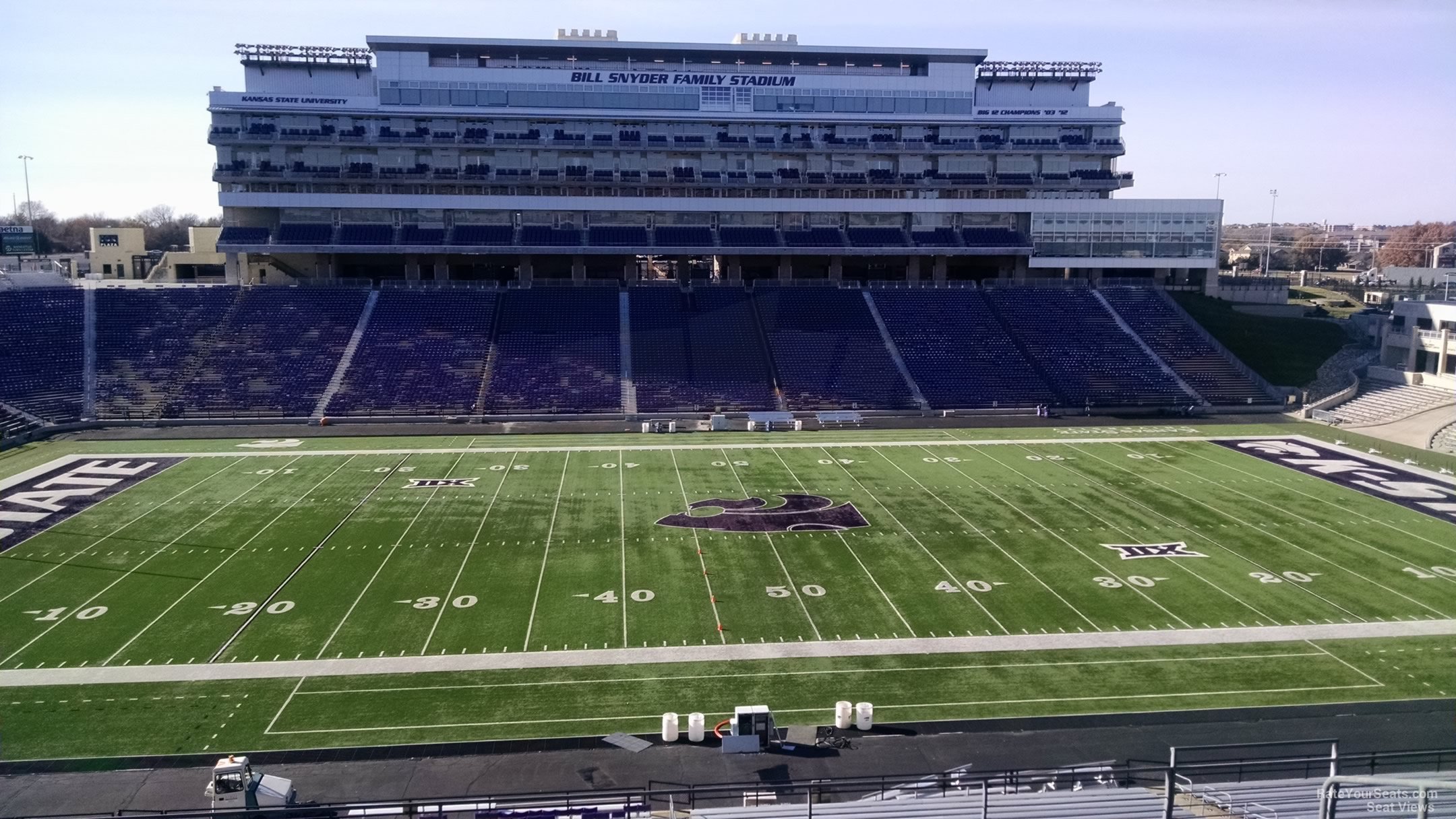 section 226, row 9 seat view  - bill snyder family stadium