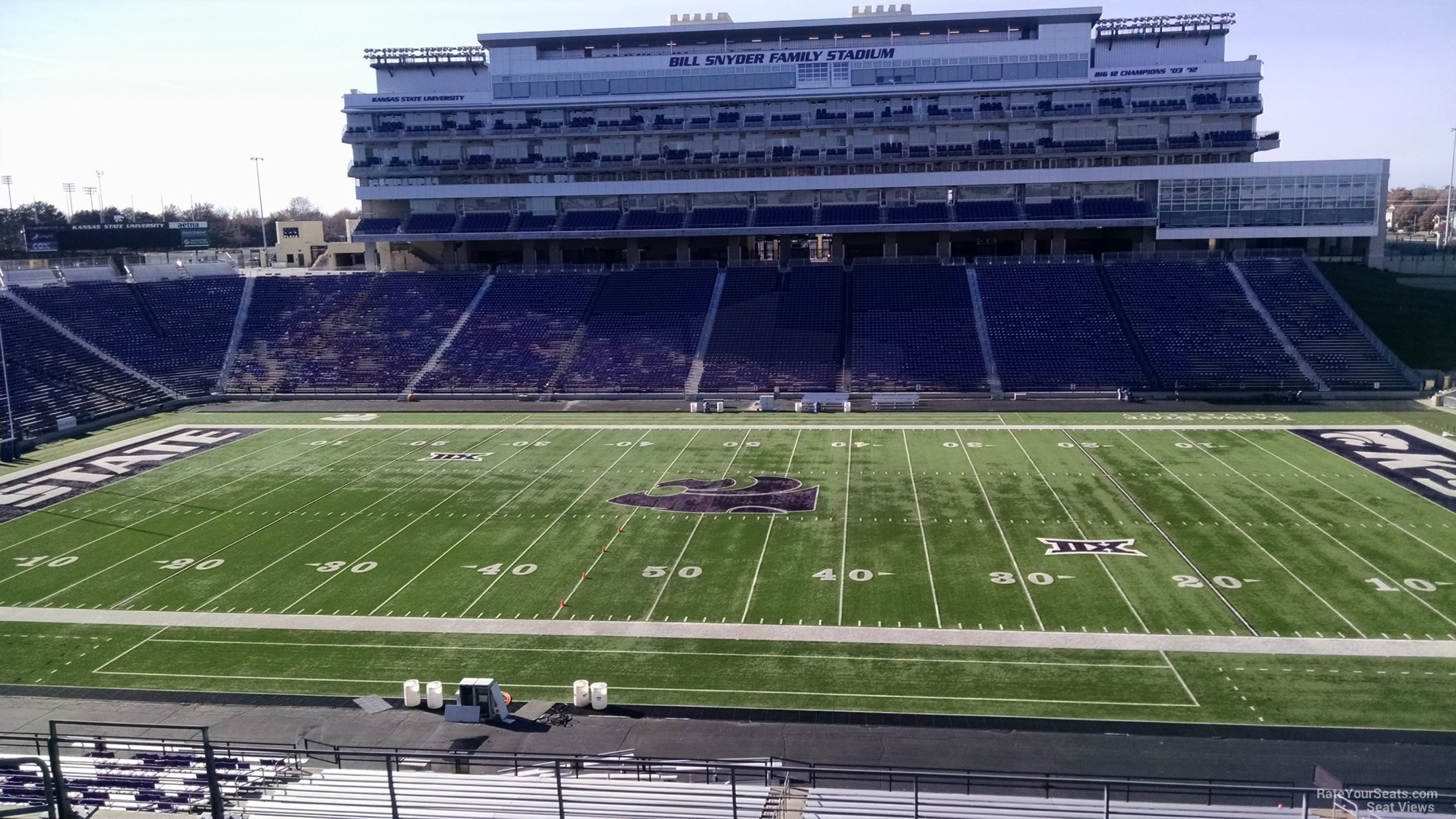 section 228, row 9 seat view  - bill snyder family stadium