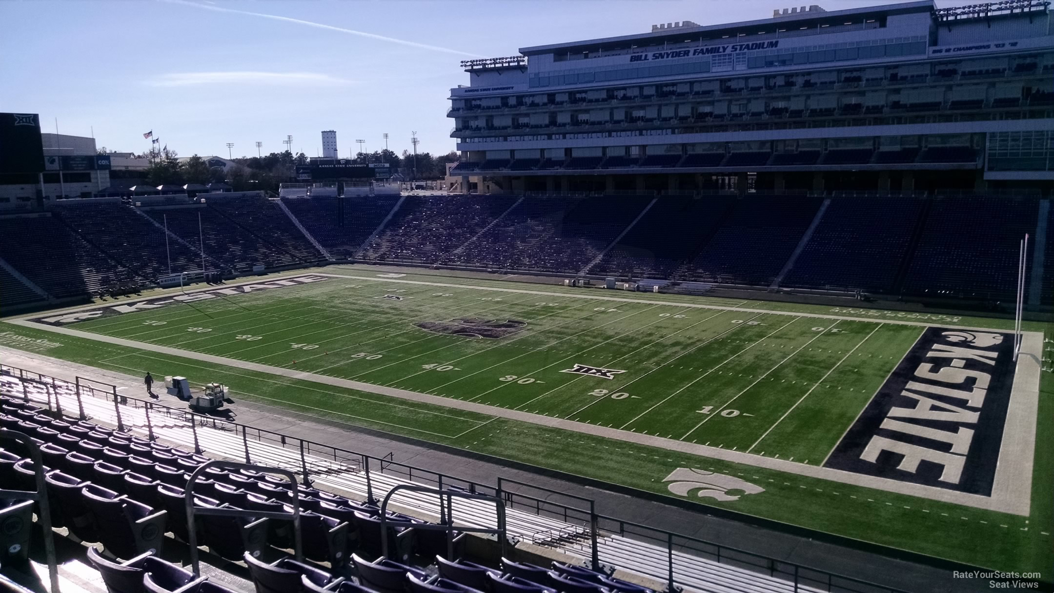 section 233, row 9 seat view  - bill snyder family stadium