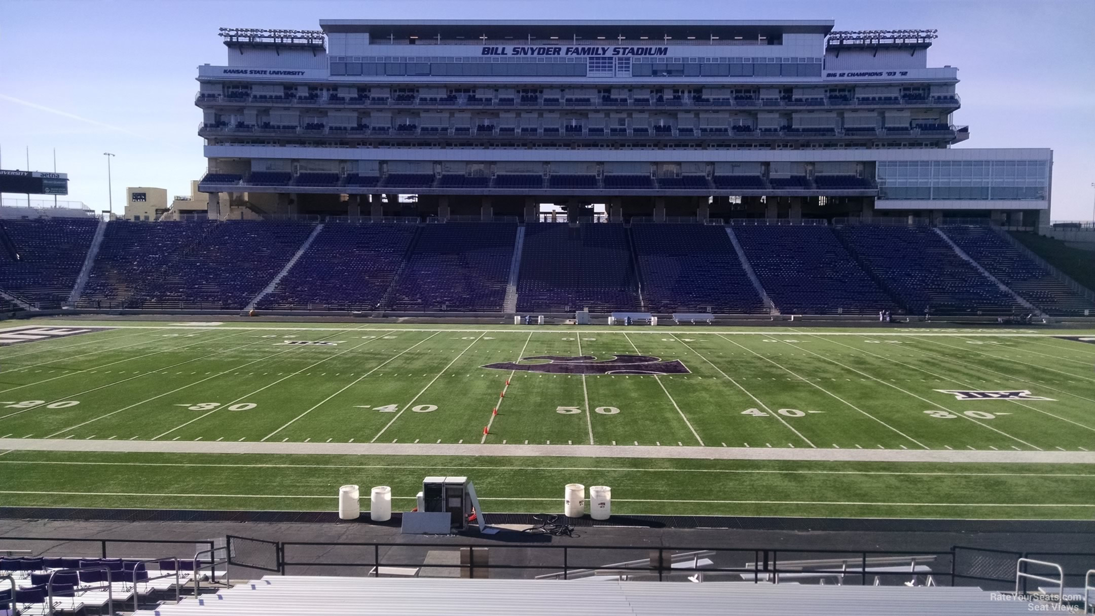 section 24, row 25 seat view  - bill snyder family stadium