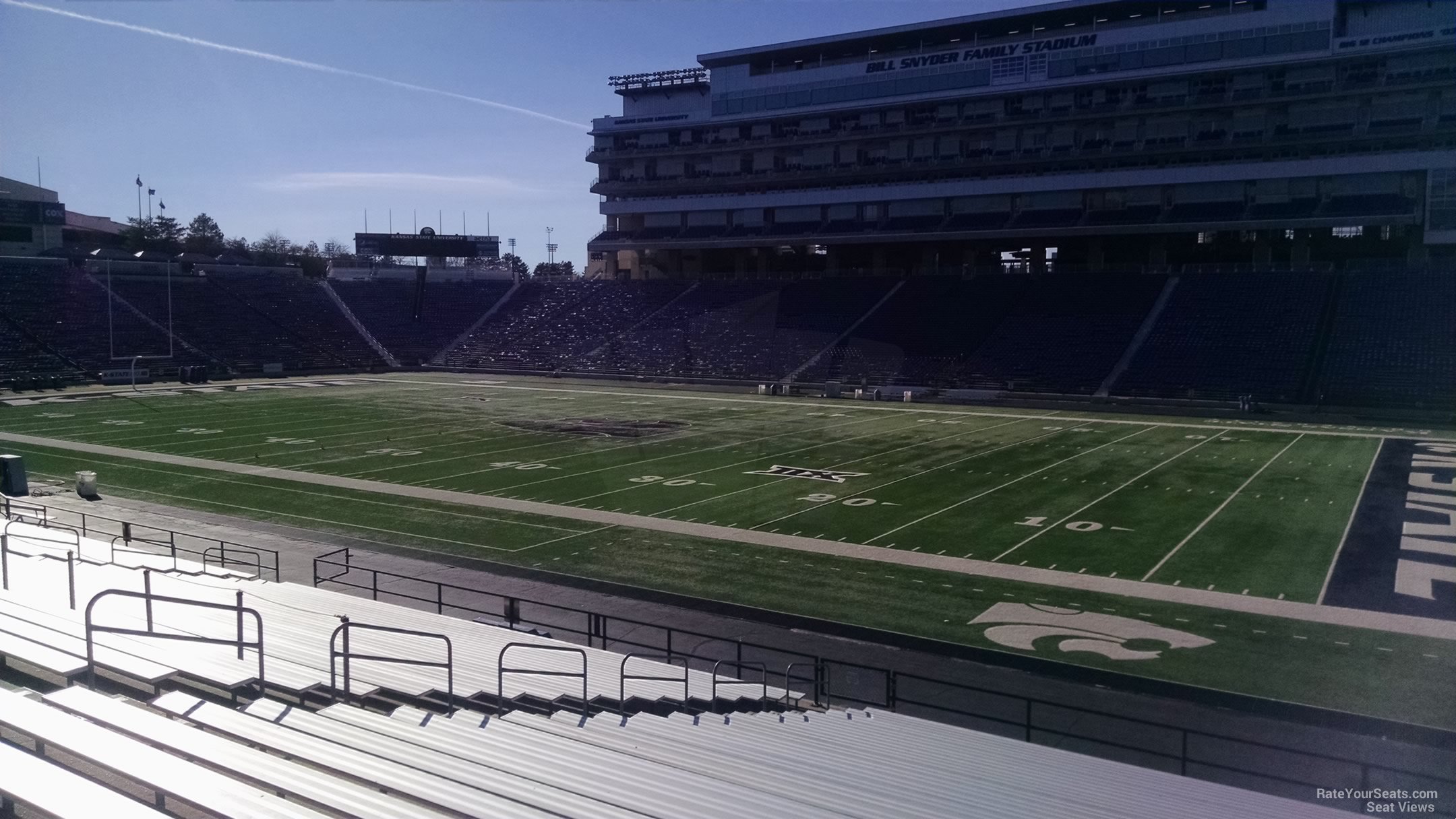 section 27, row 25 seat view  - bill snyder family stadium
