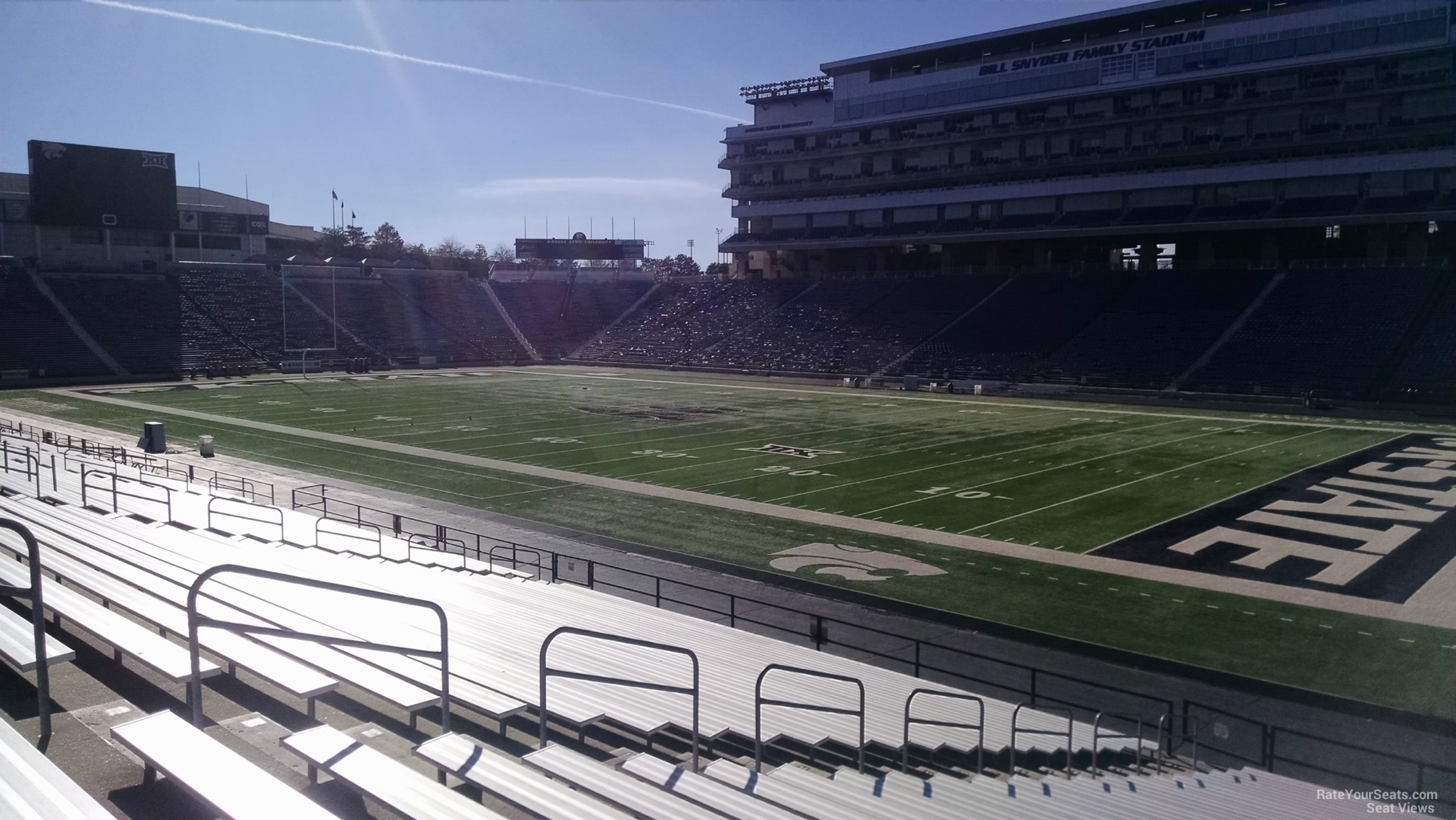 section 28, row 25 seat view  - bill snyder family stadium