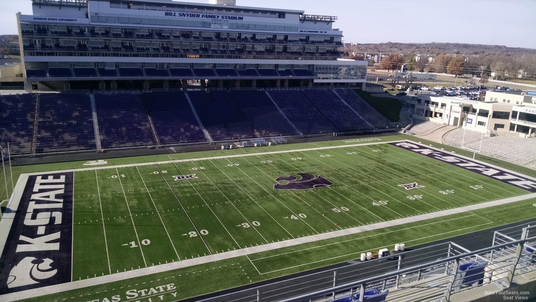 section 422, row 10 seat view  - bill snyder family stadium