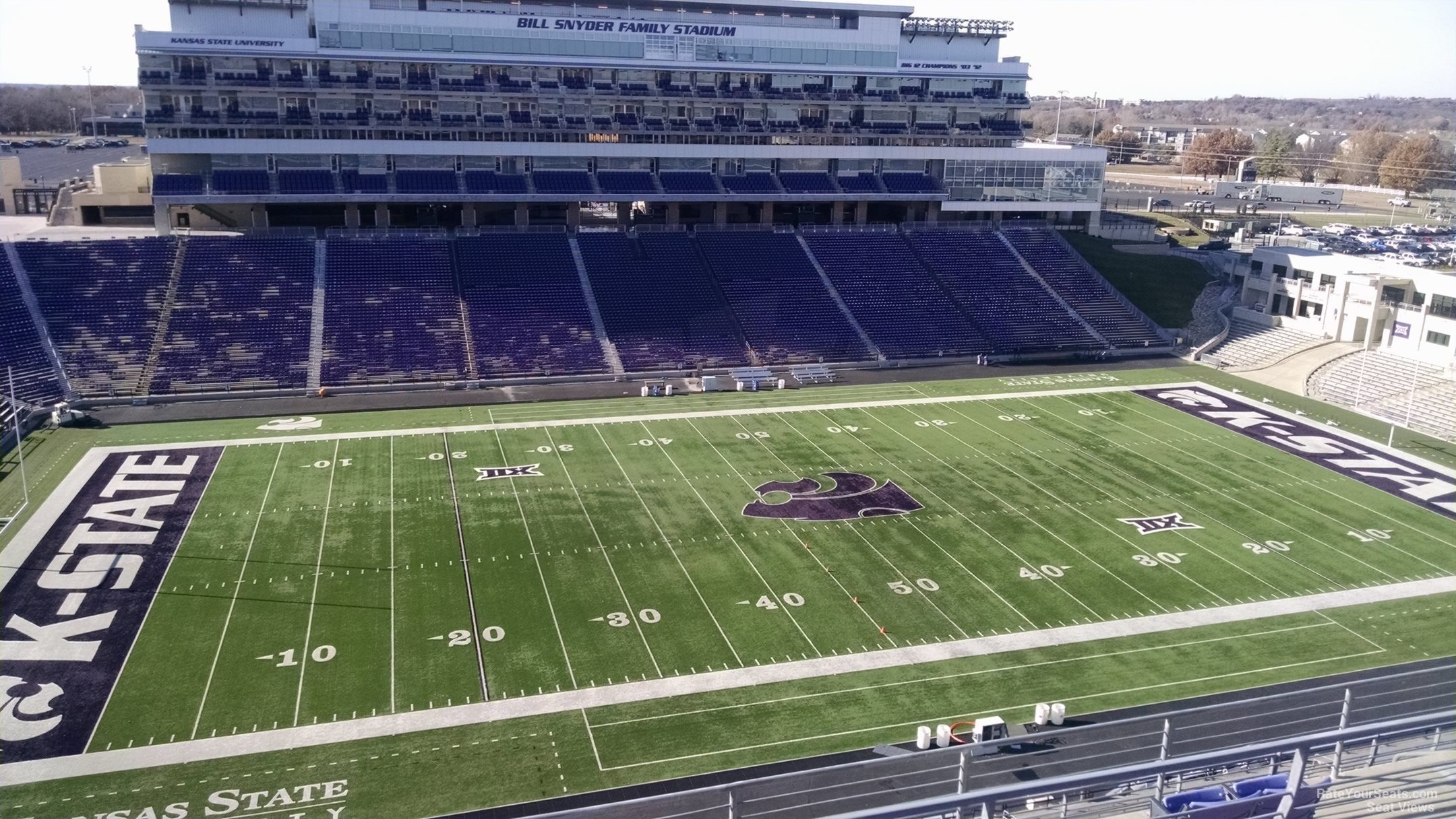 section 423, row 10 seat view  - bill snyder family stadium
