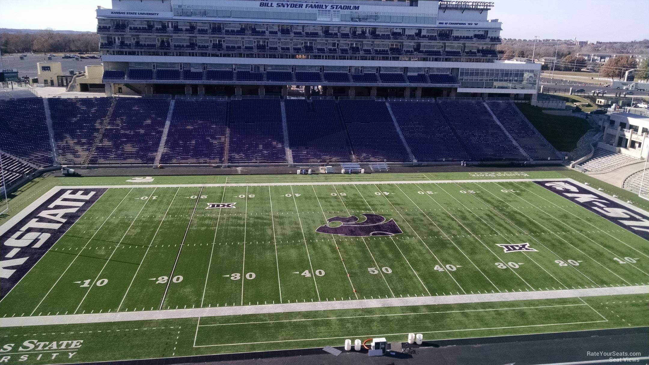 section 424, row 10 seat view  - bill snyder family stadium