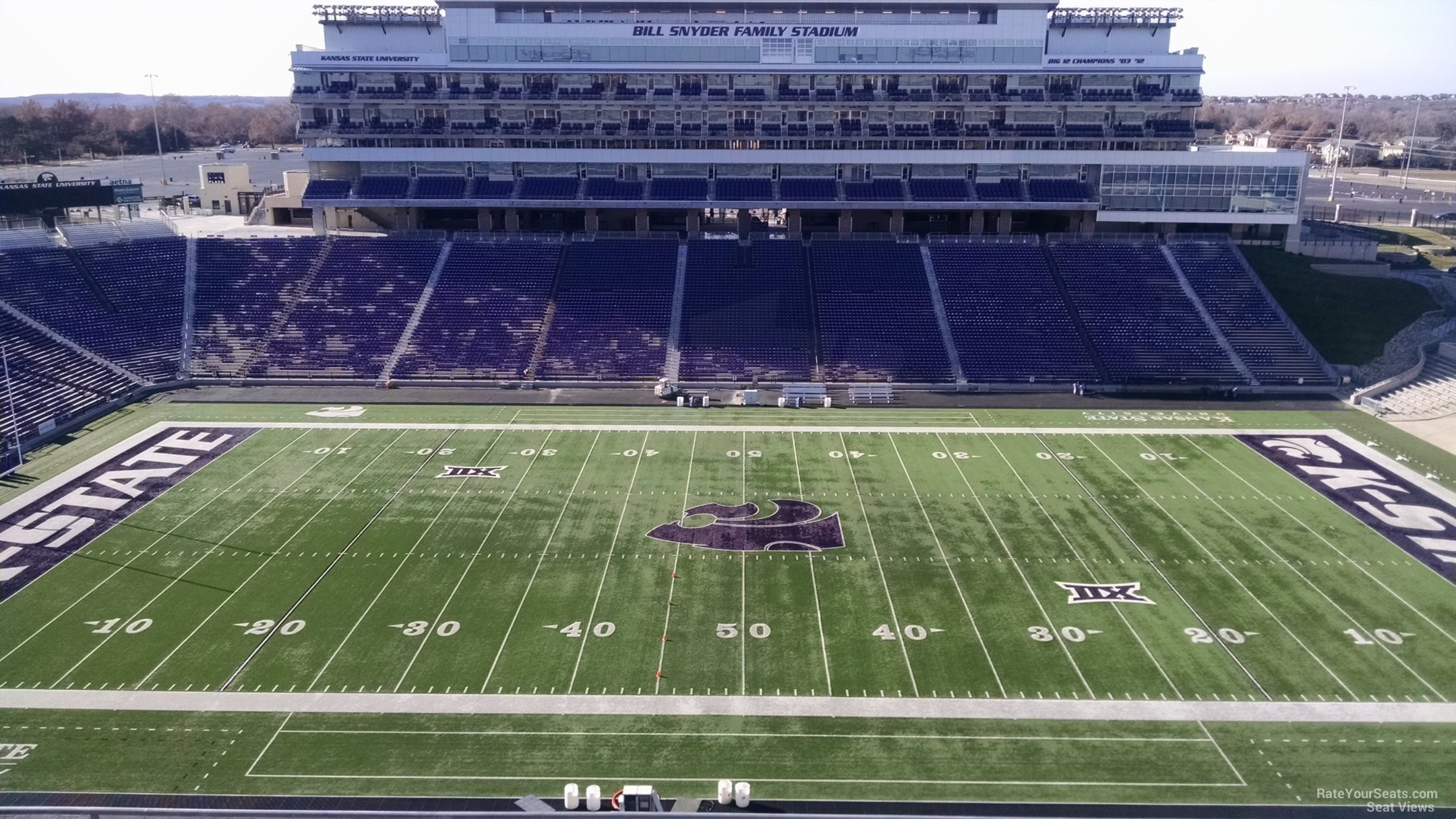 section 425, row 10 seat view  - bill snyder family stadium