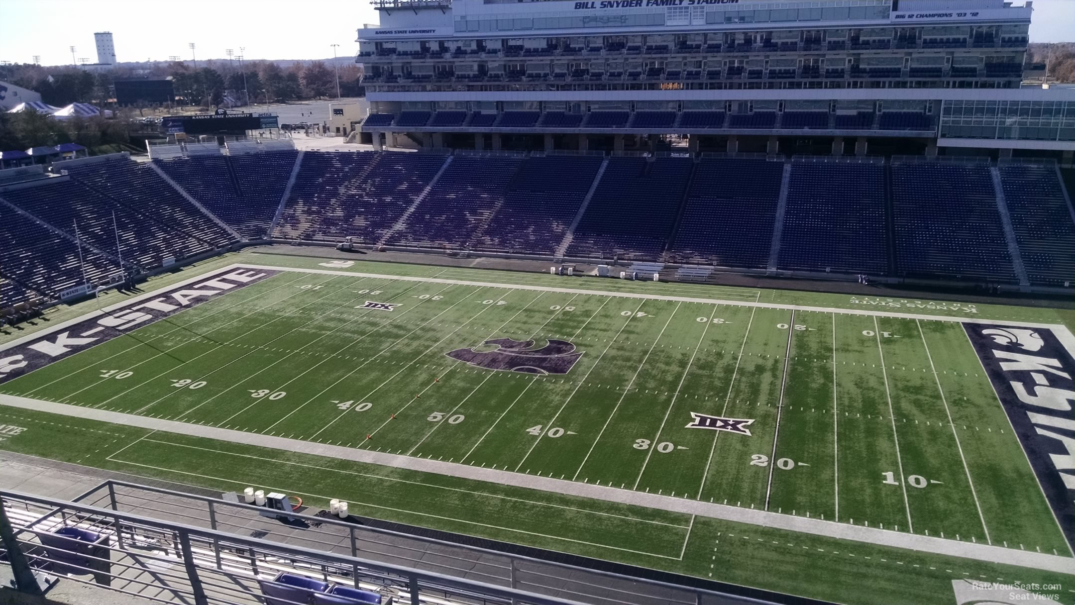 section 427, row 10 seat view  - bill snyder family stadium