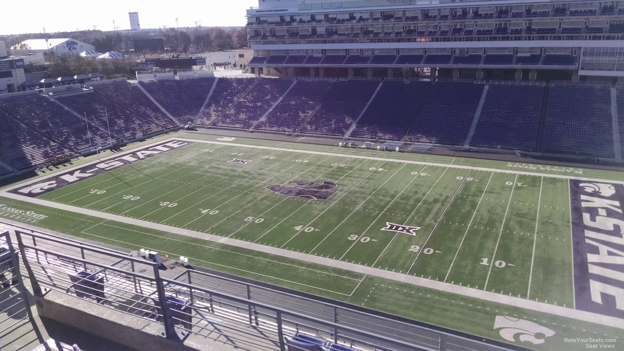 section 428, row 10 seat view  - bill snyder family stadium