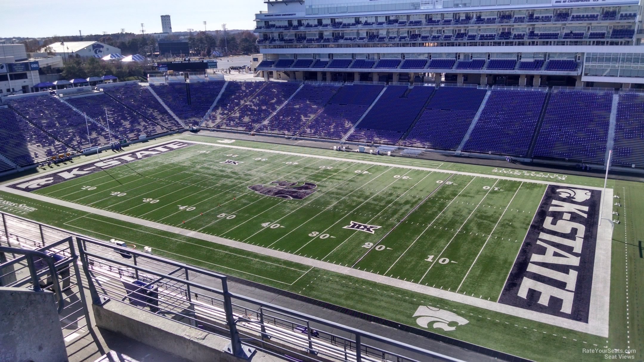 section 429, row 10 seat view  - bill snyder family stadium