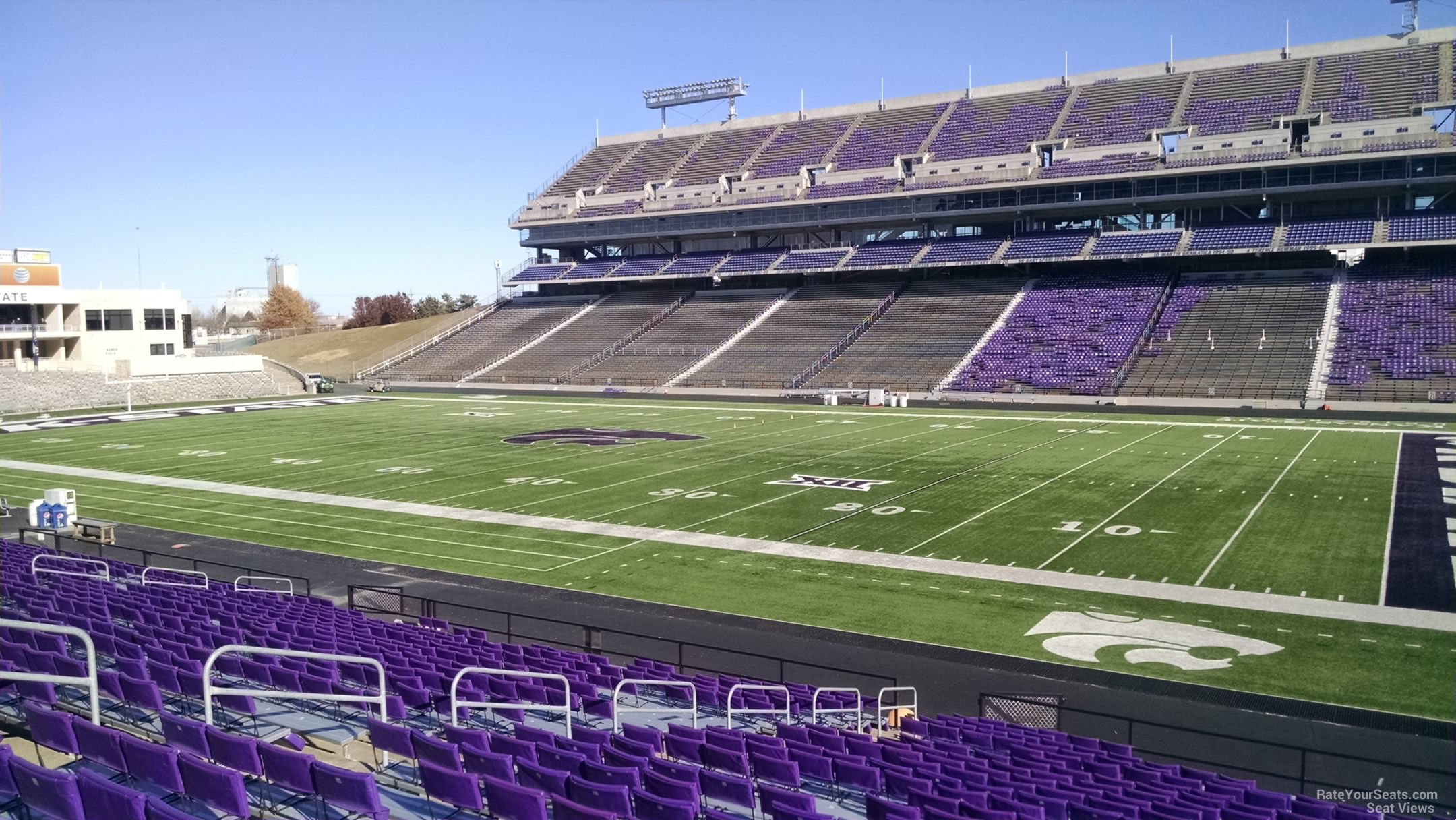 section 8, row 25 seat view  - bill snyder family stadium