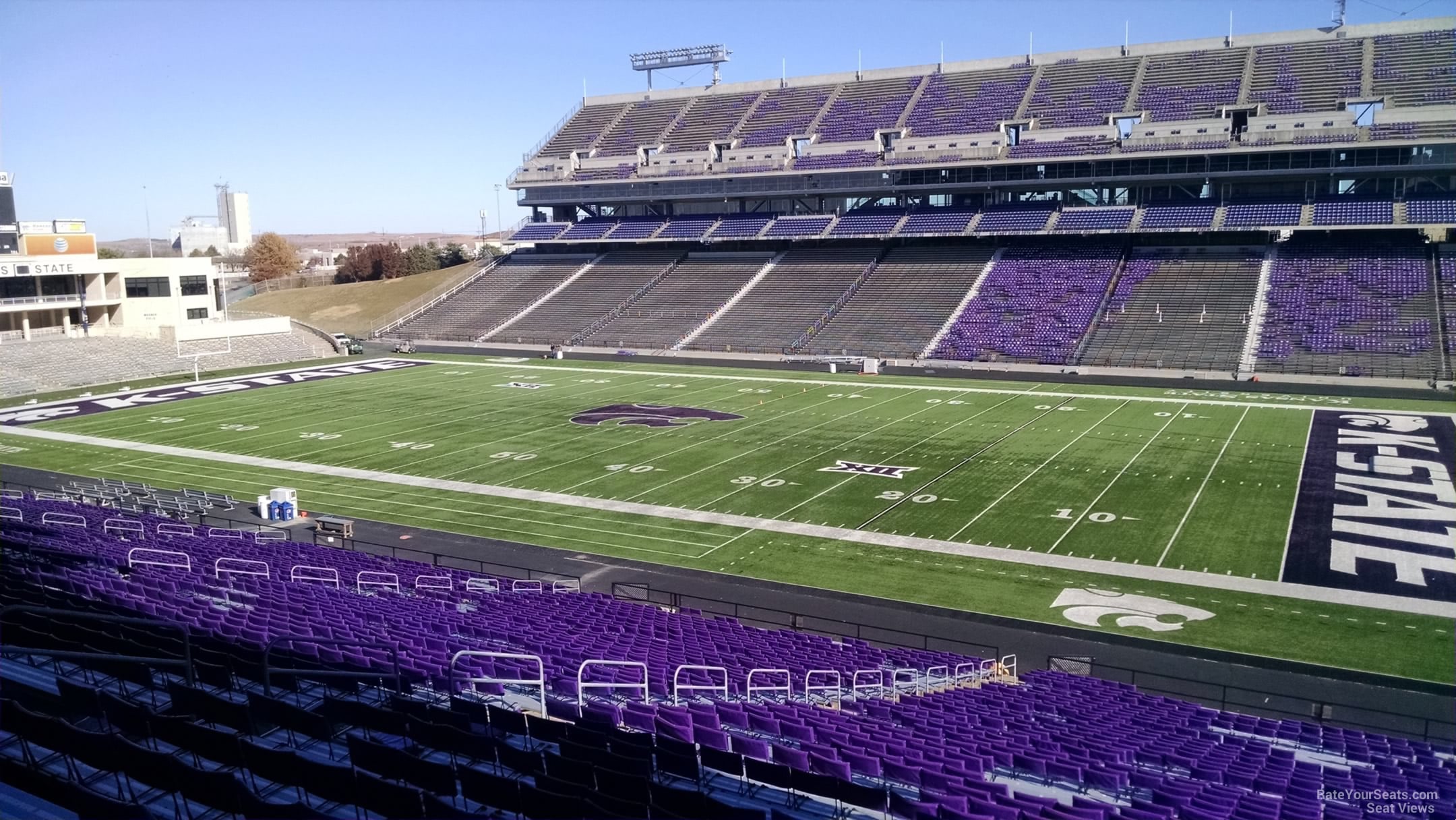 section 8, row 44 seat view  - bill snyder family stadium