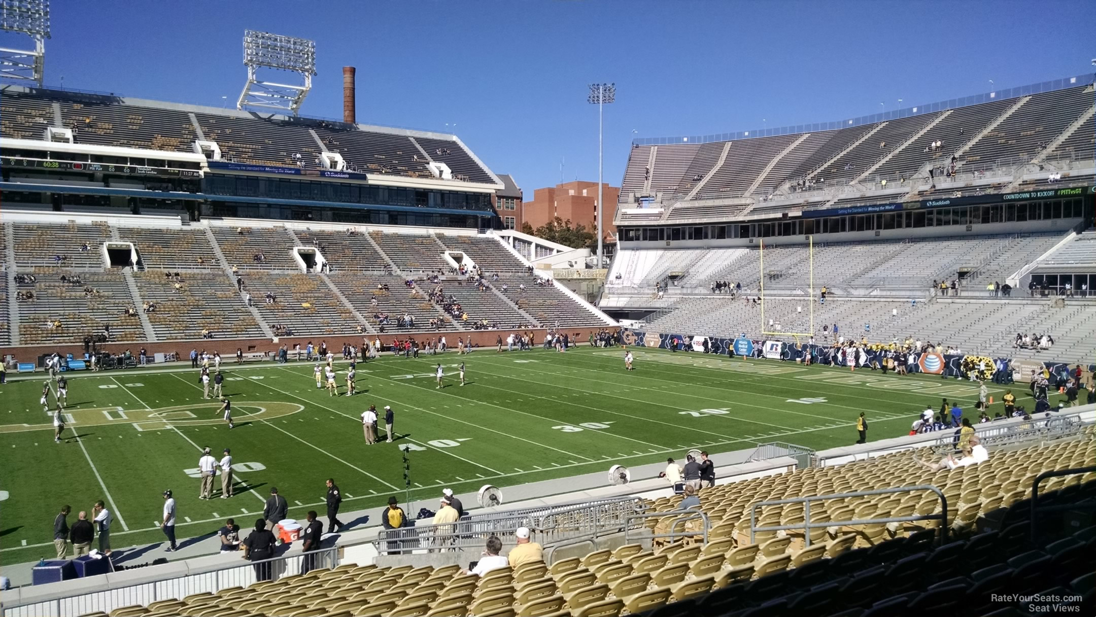 Bobby Dodd Seating Chart Rows