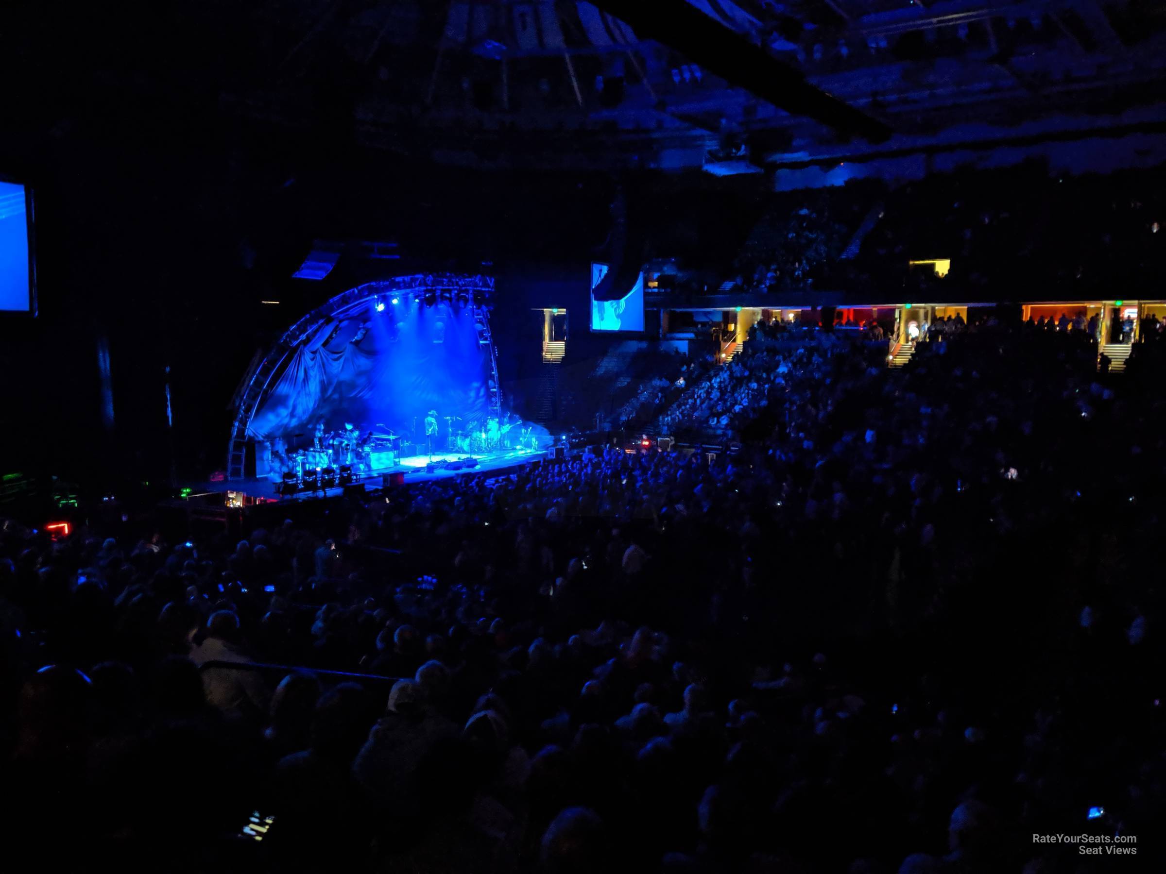 section 115 seat view  for concert - bon secours wellness arena