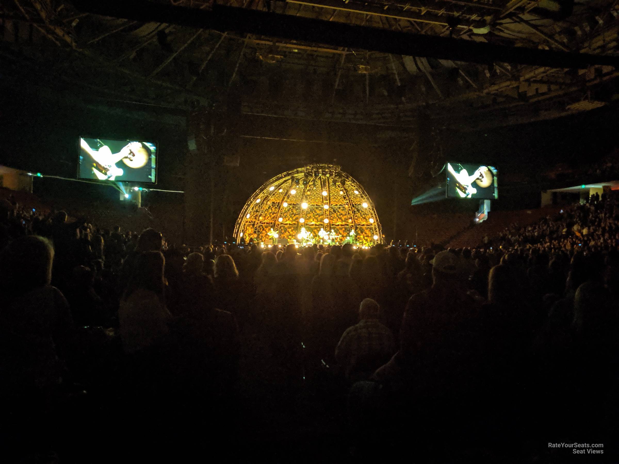 section 116, row aa seat view  for concert - bon secours wellness arena