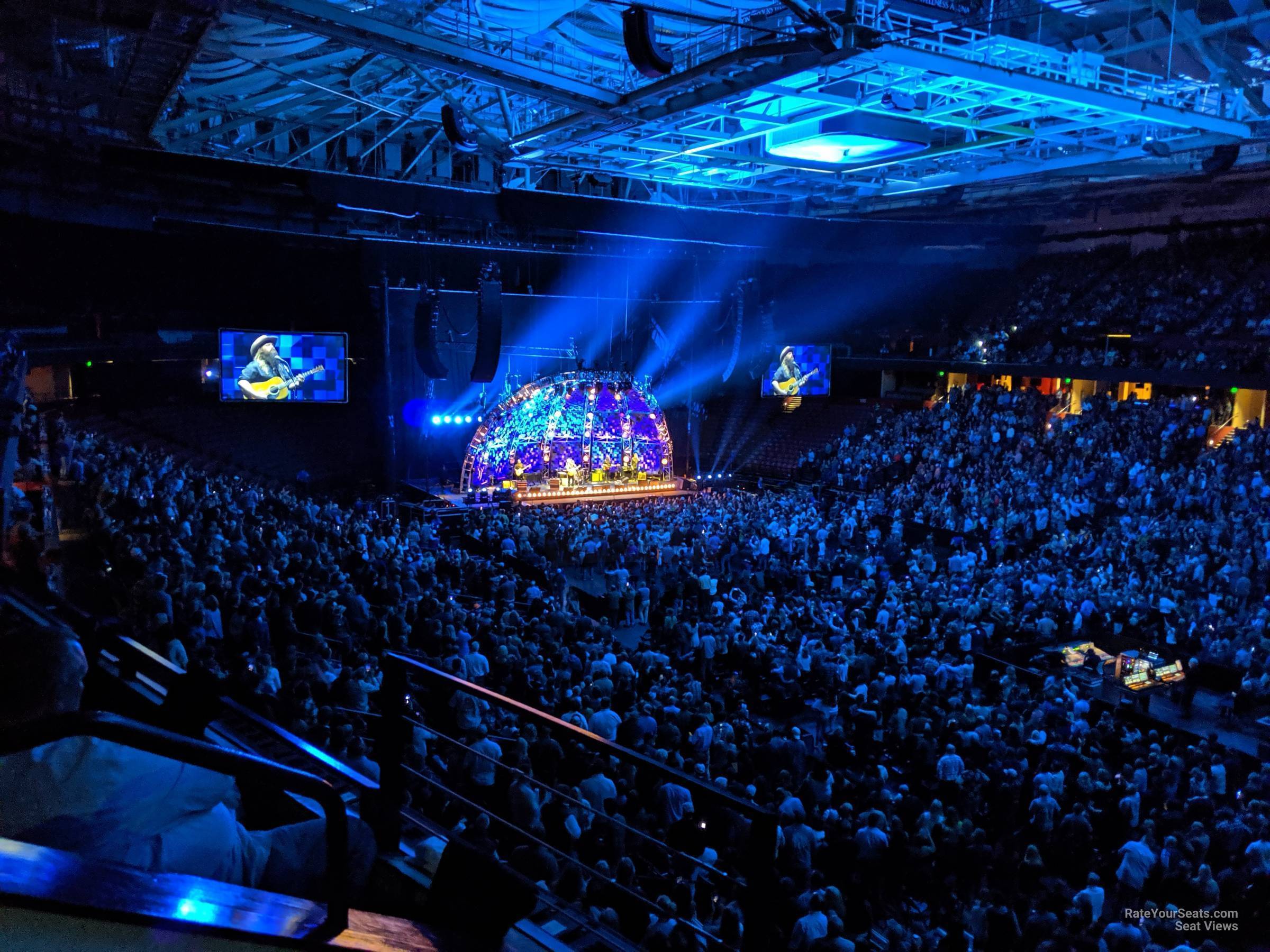 section 225, row a seat view  for concert - bon secours wellness arena