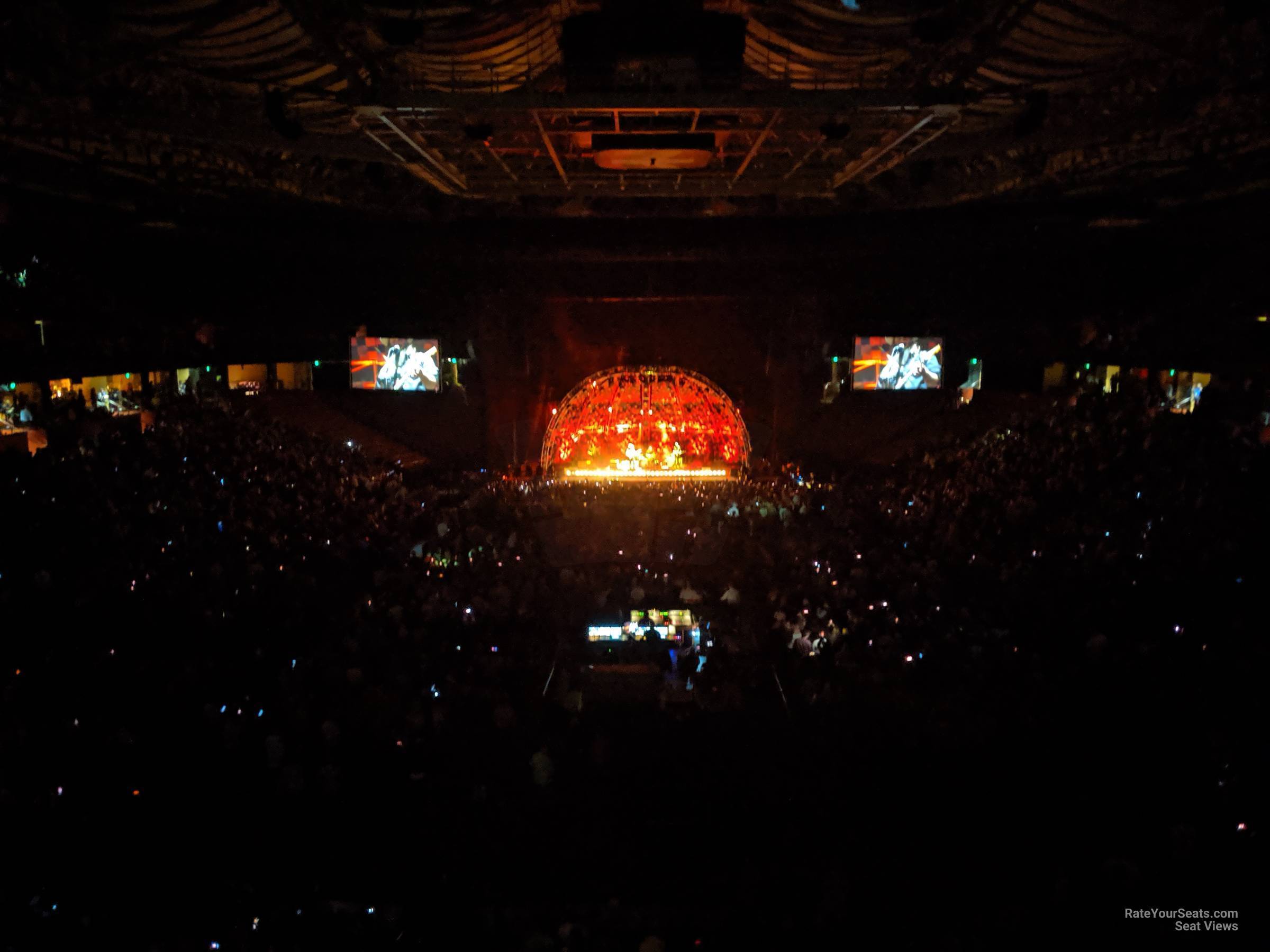 section 230, row a seat view  for concert - bon secours wellness arena