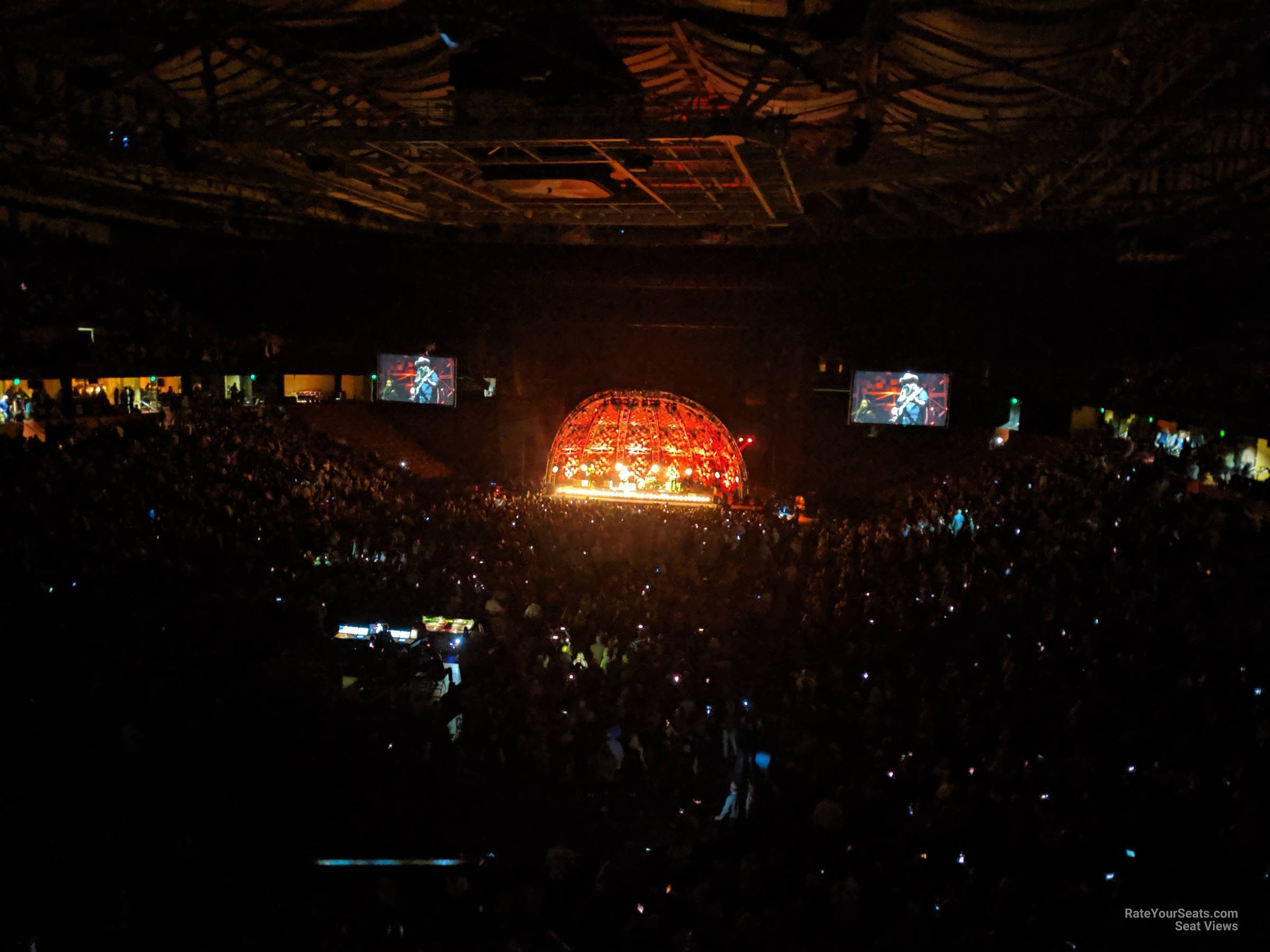 section 232, row a seat view  for concert - bon secours wellness arena