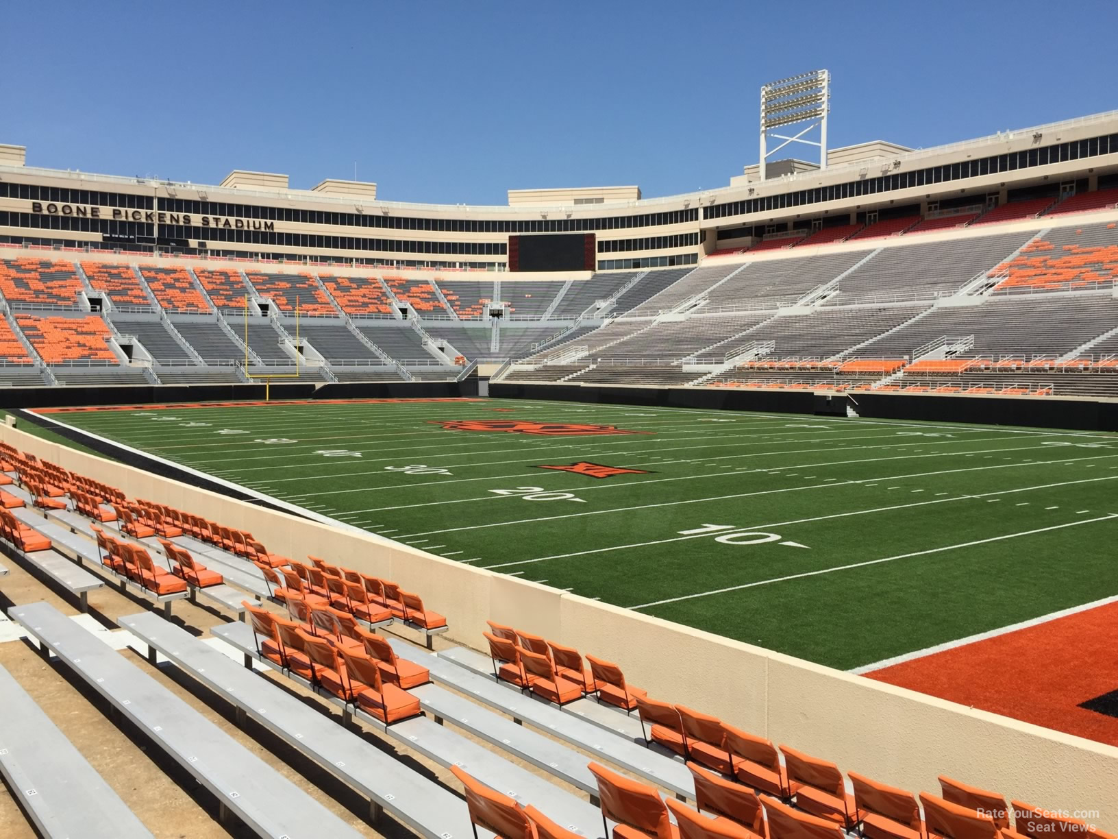 view from Section 1 