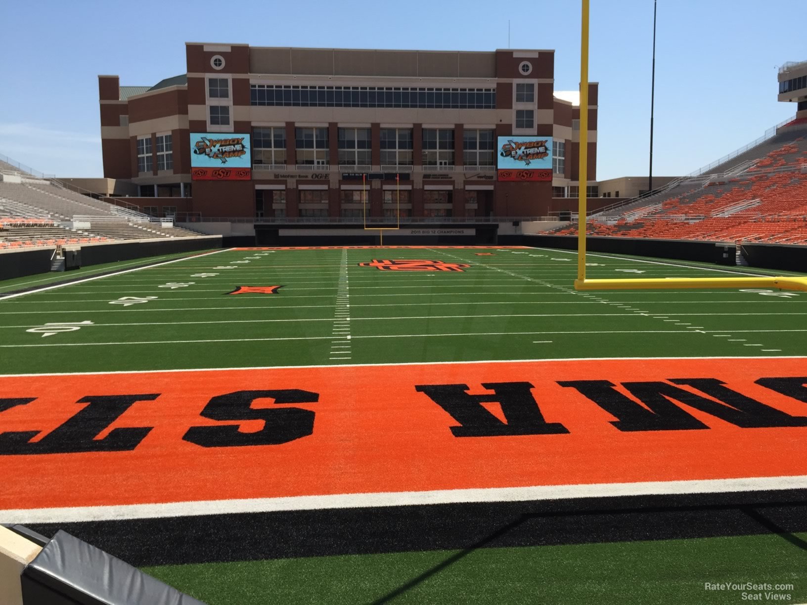section 112, row 4 seat view  - boone pickens stadium