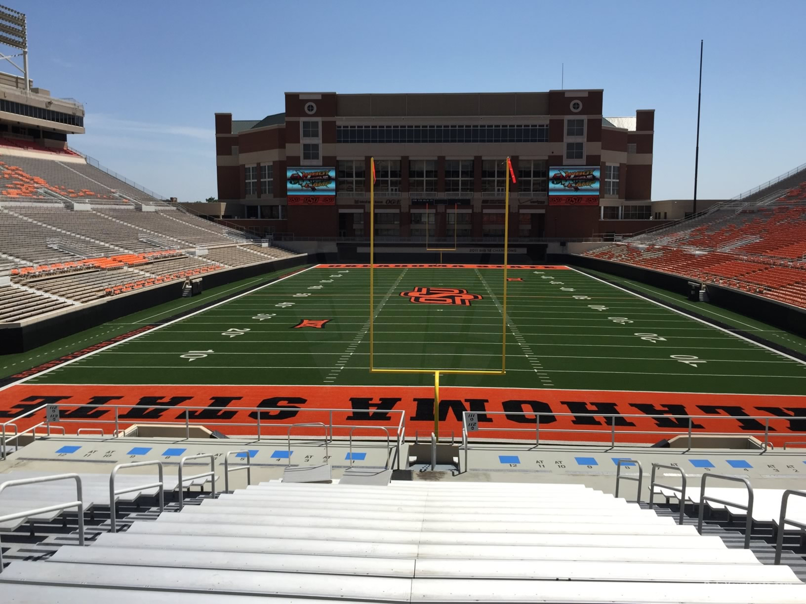 section 216, row 20 seat view  - boone pickens stadium