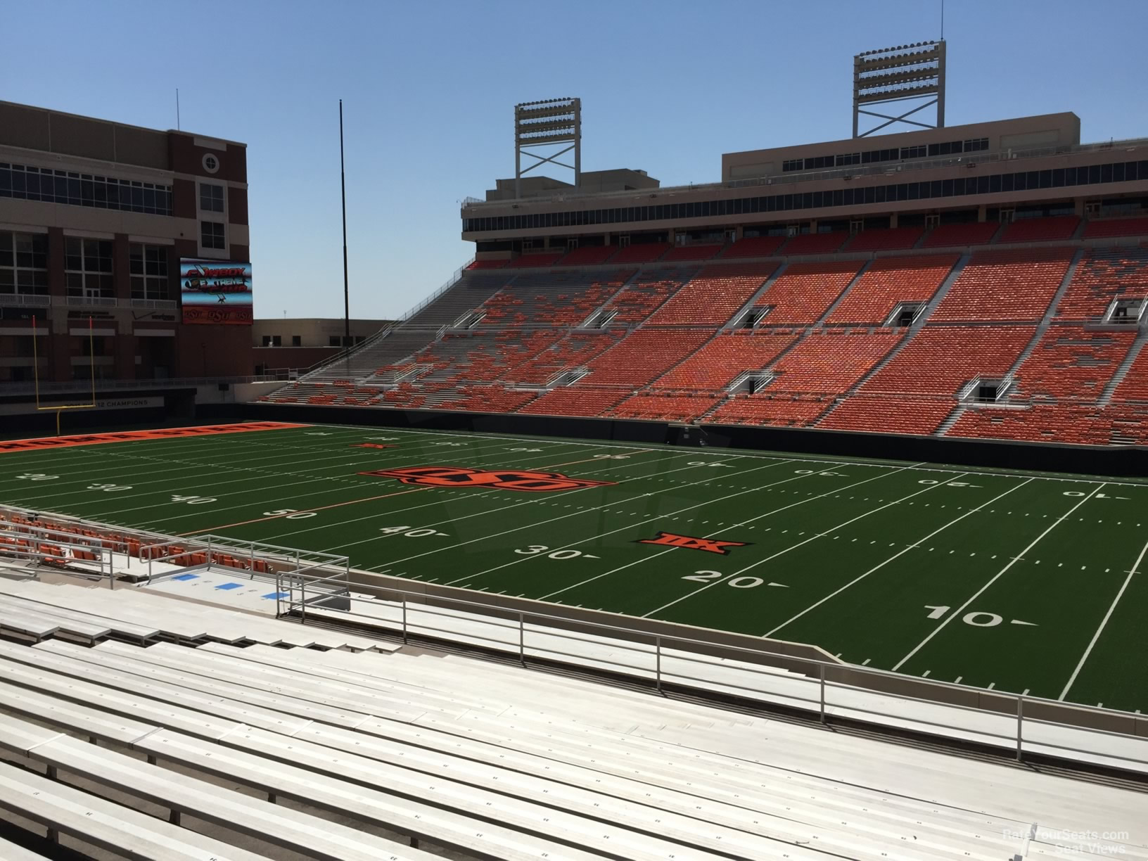 section 223, row 20 seat view  - boone pickens stadium