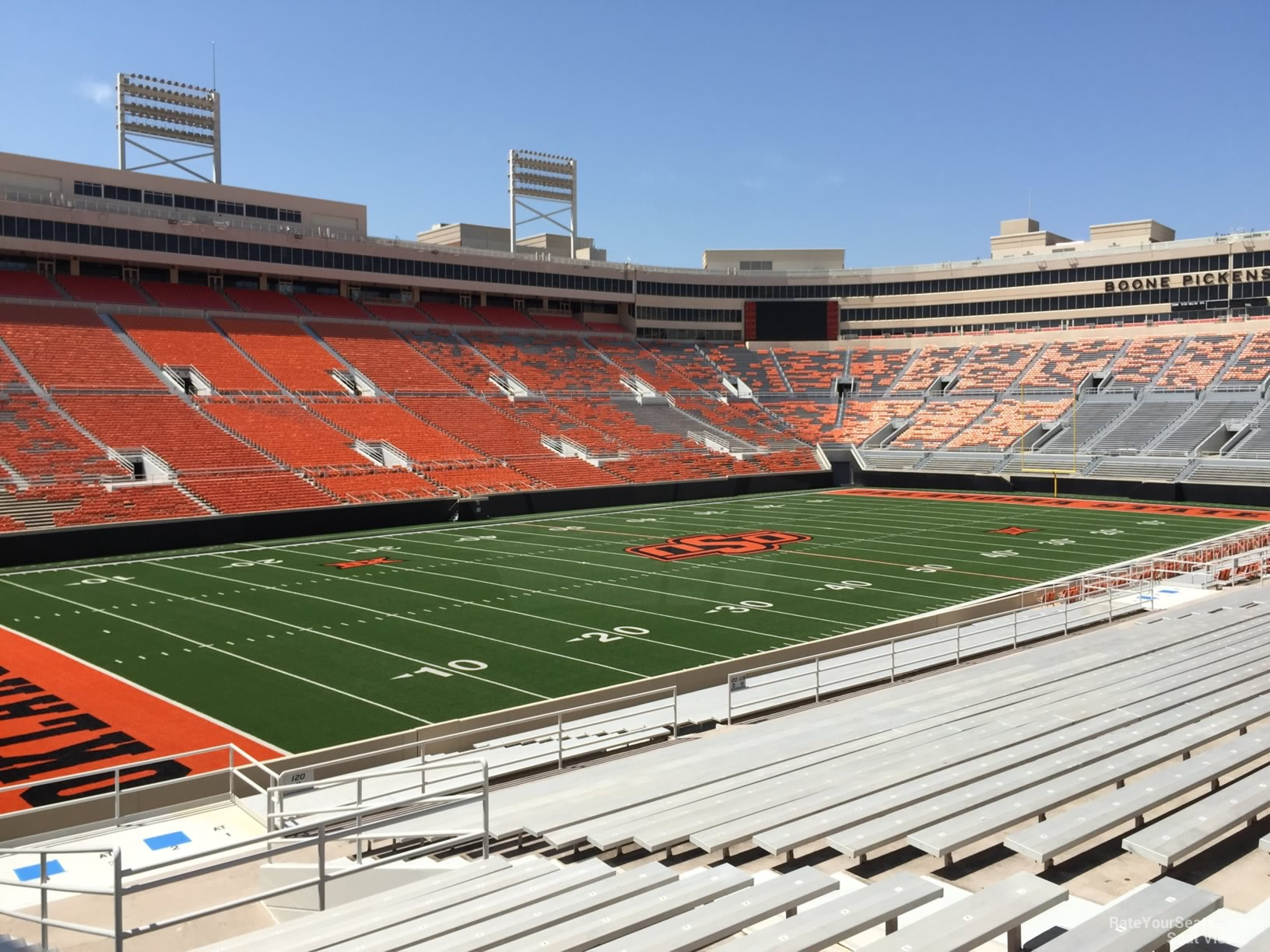 section 228, row 20 seat view  - boone pickens stadium