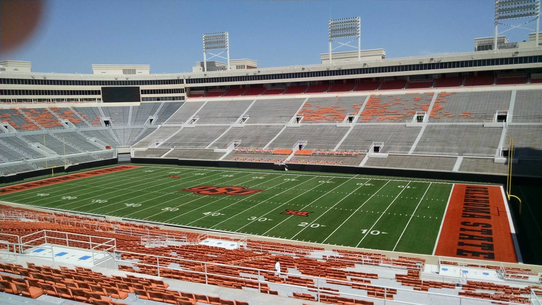 section 302, row 19 seat view  - boone pickens stadium