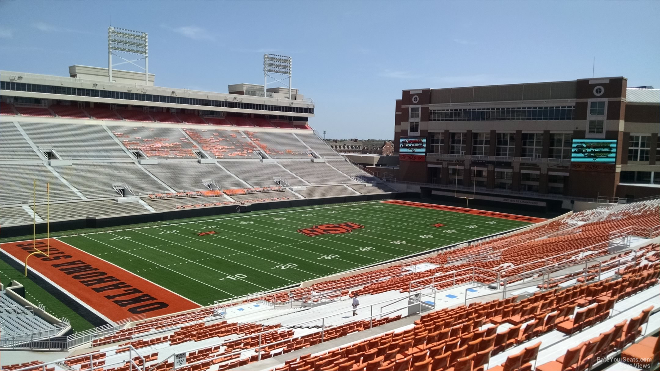 section 311, row 19 seat view  - boone pickens stadium