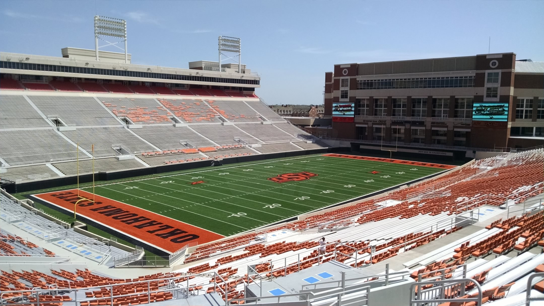 section 312, row 19 seat view  - boone pickens stadium