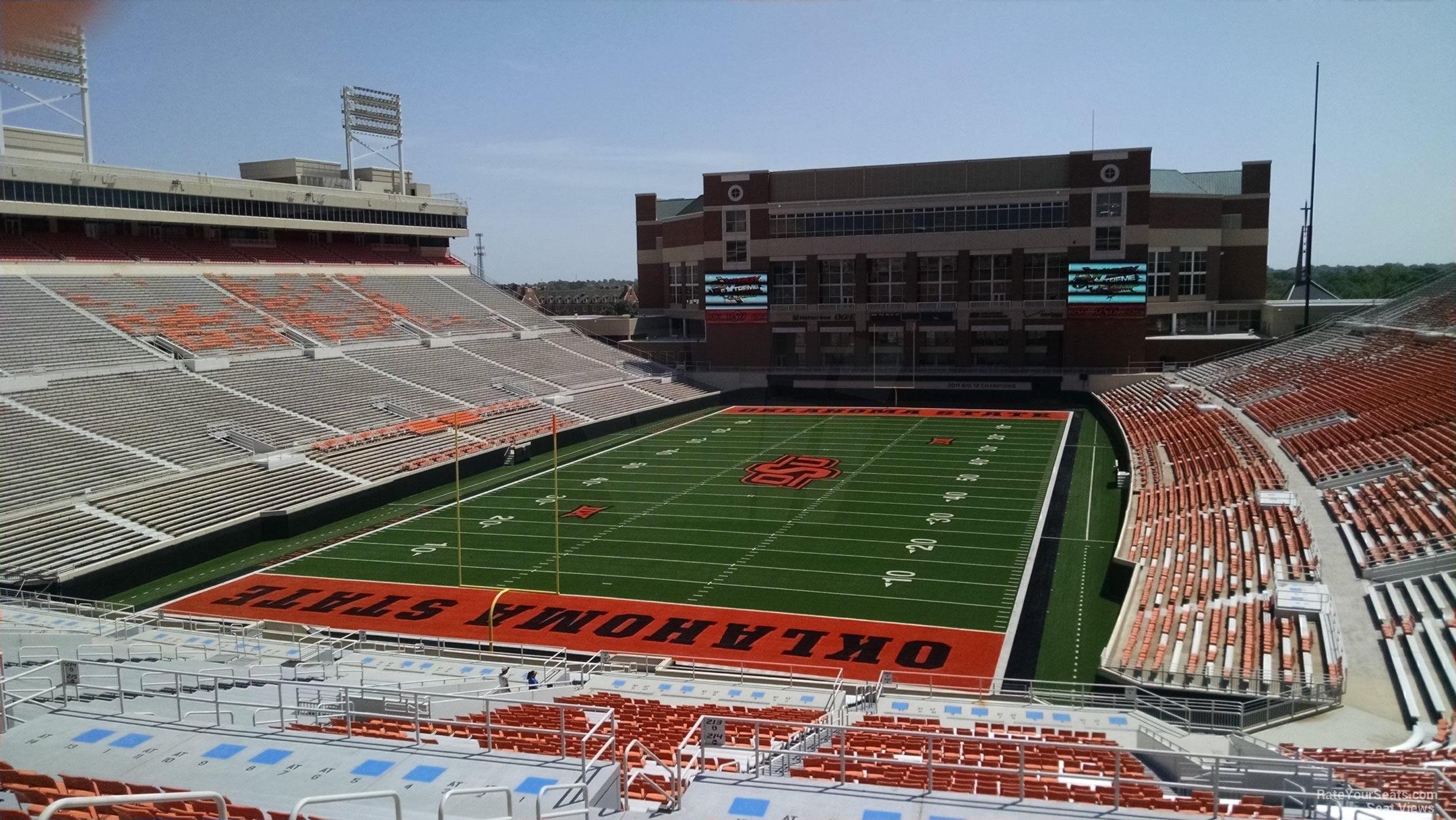 section 316, row 19 seat view  - boone pickens stadium