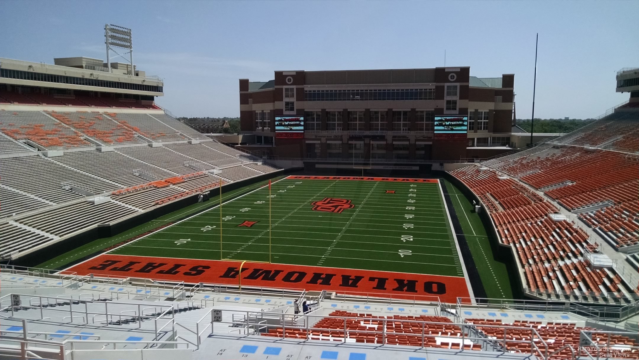section 317, row 19 seat view  - boone pickens stadium