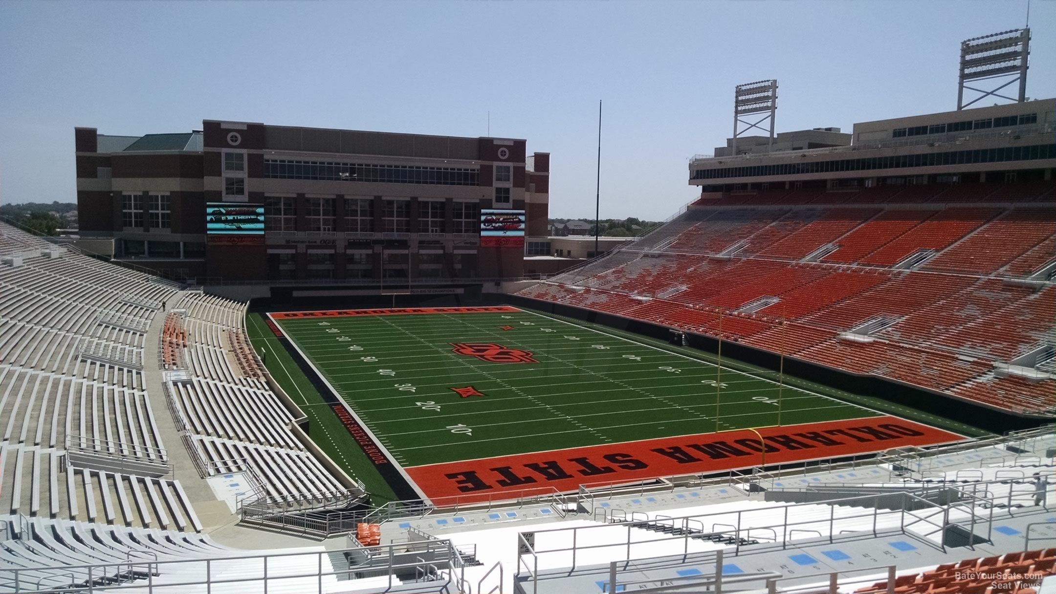 section 323, row 19 seat view  - boone pickens stadium