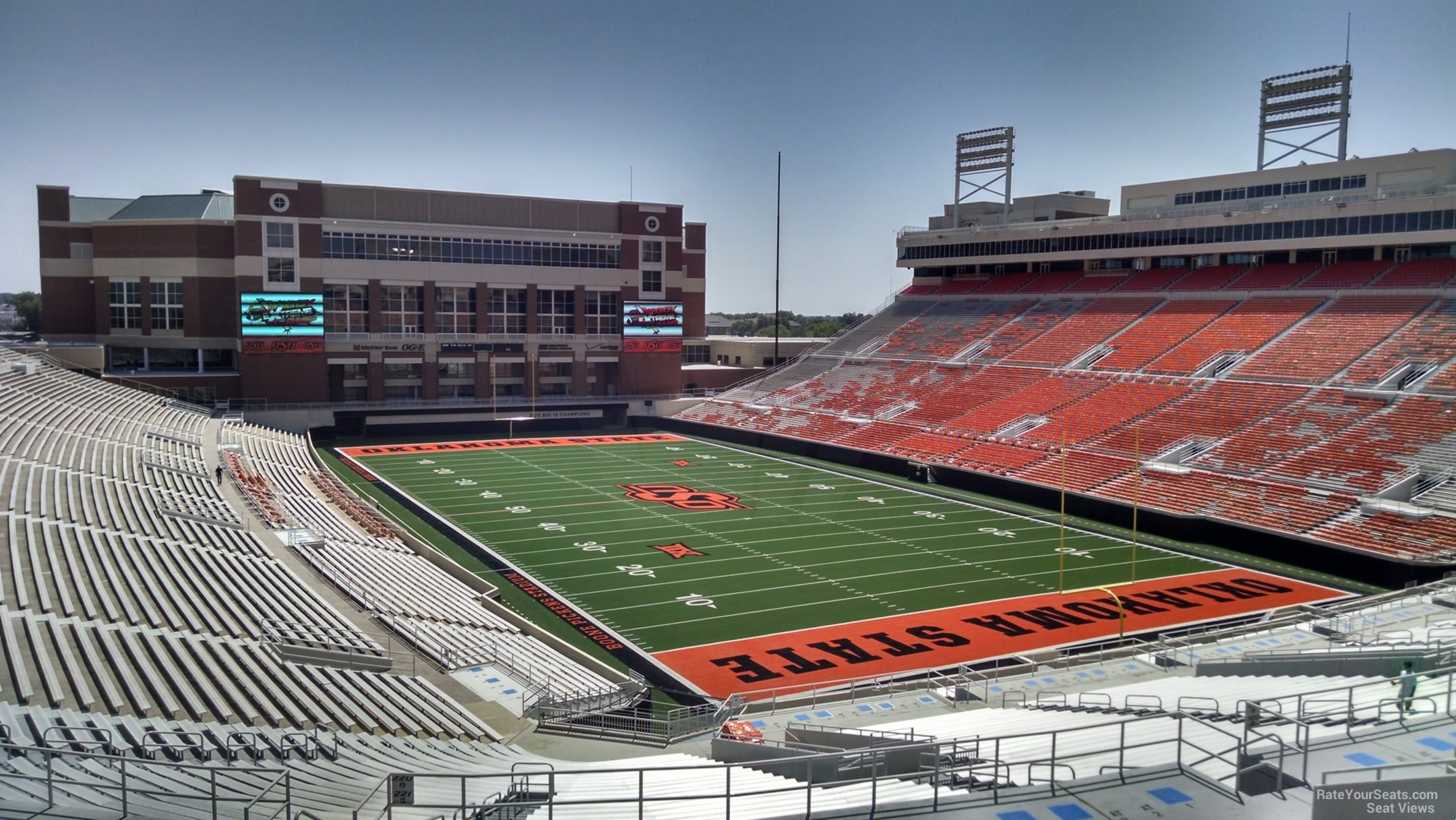 section 324, row 19 seat view  - boone pickens stadium